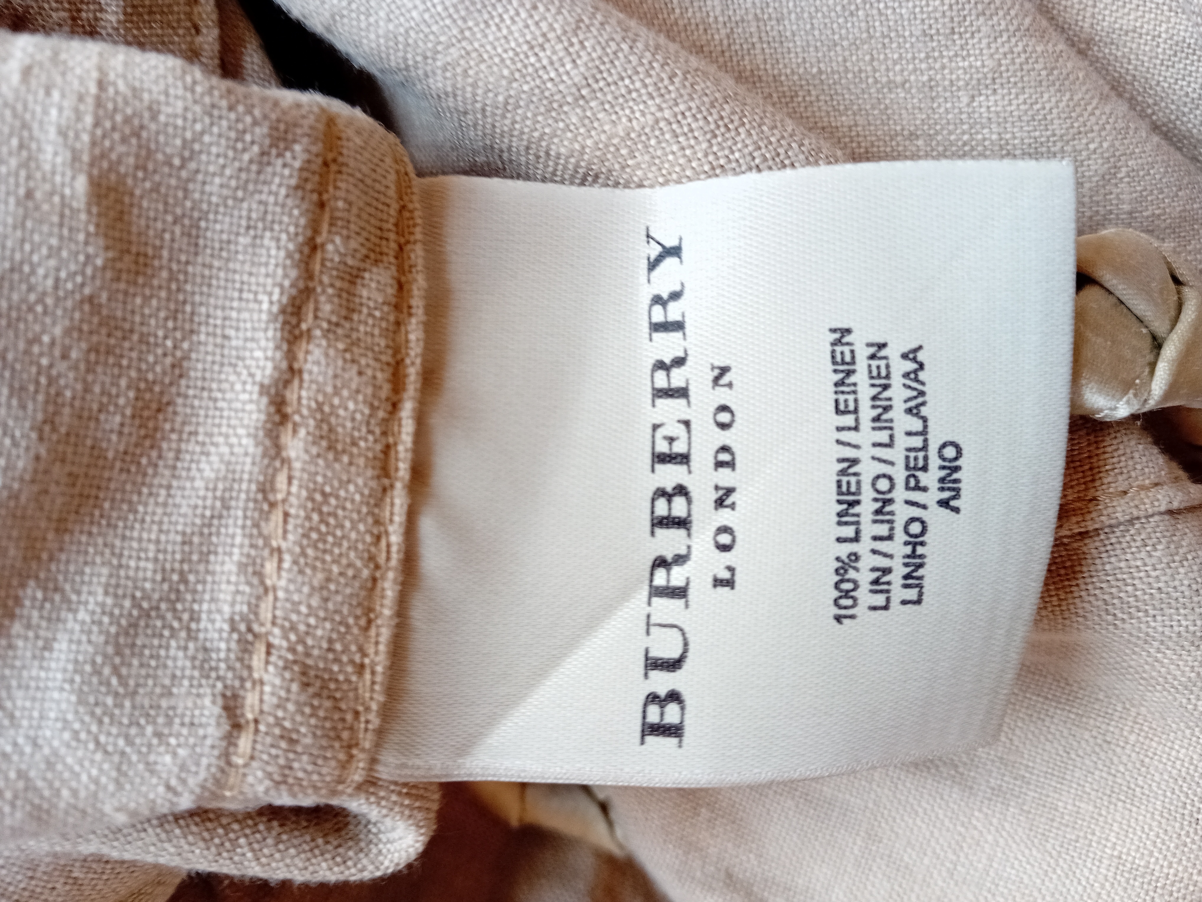 Robe Saharienne Lin Burberry Beige