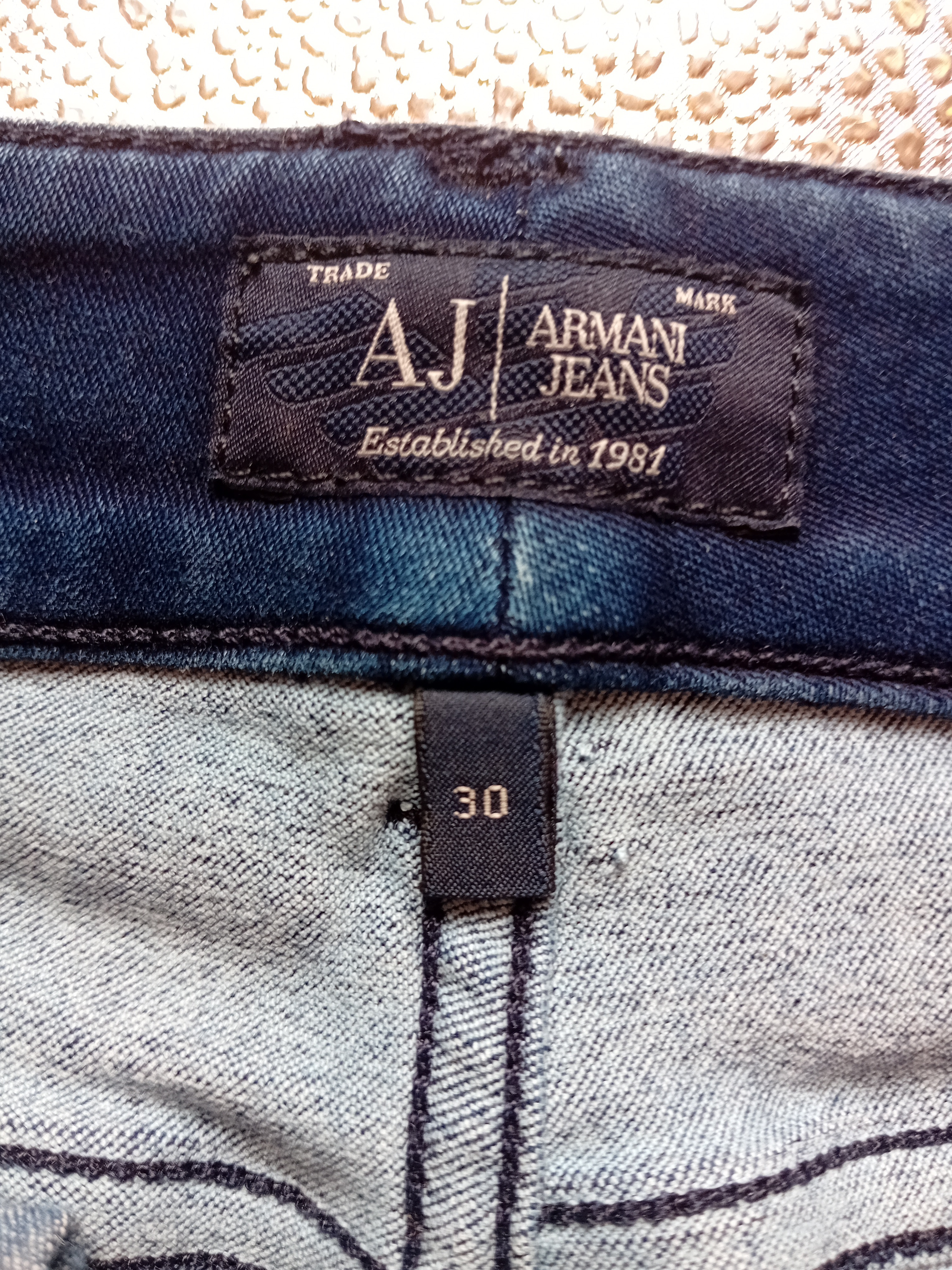Jean Bleu Brut Armani Jeans W30 L30