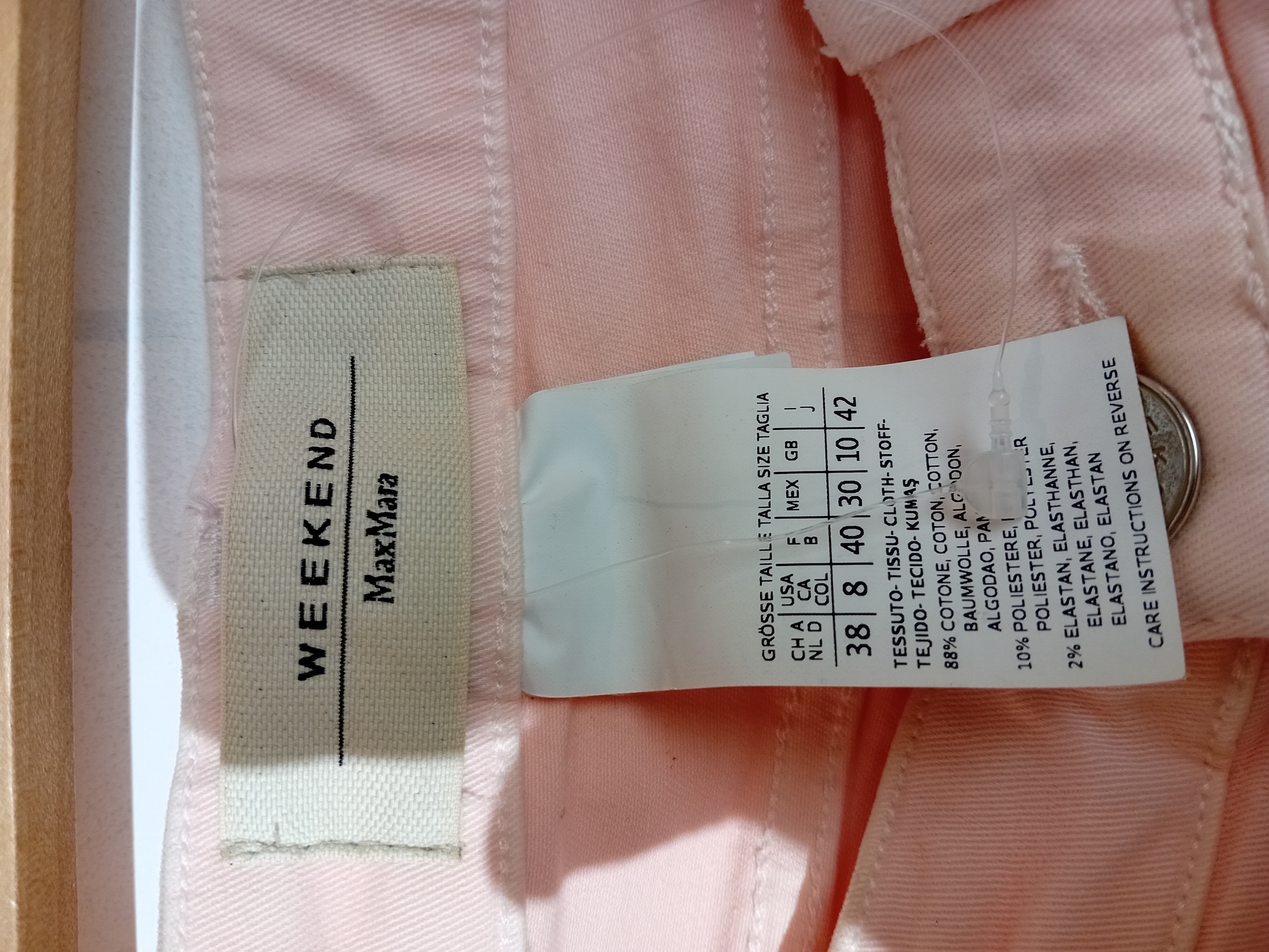 Pantalon Slim Rose Maxmara 38