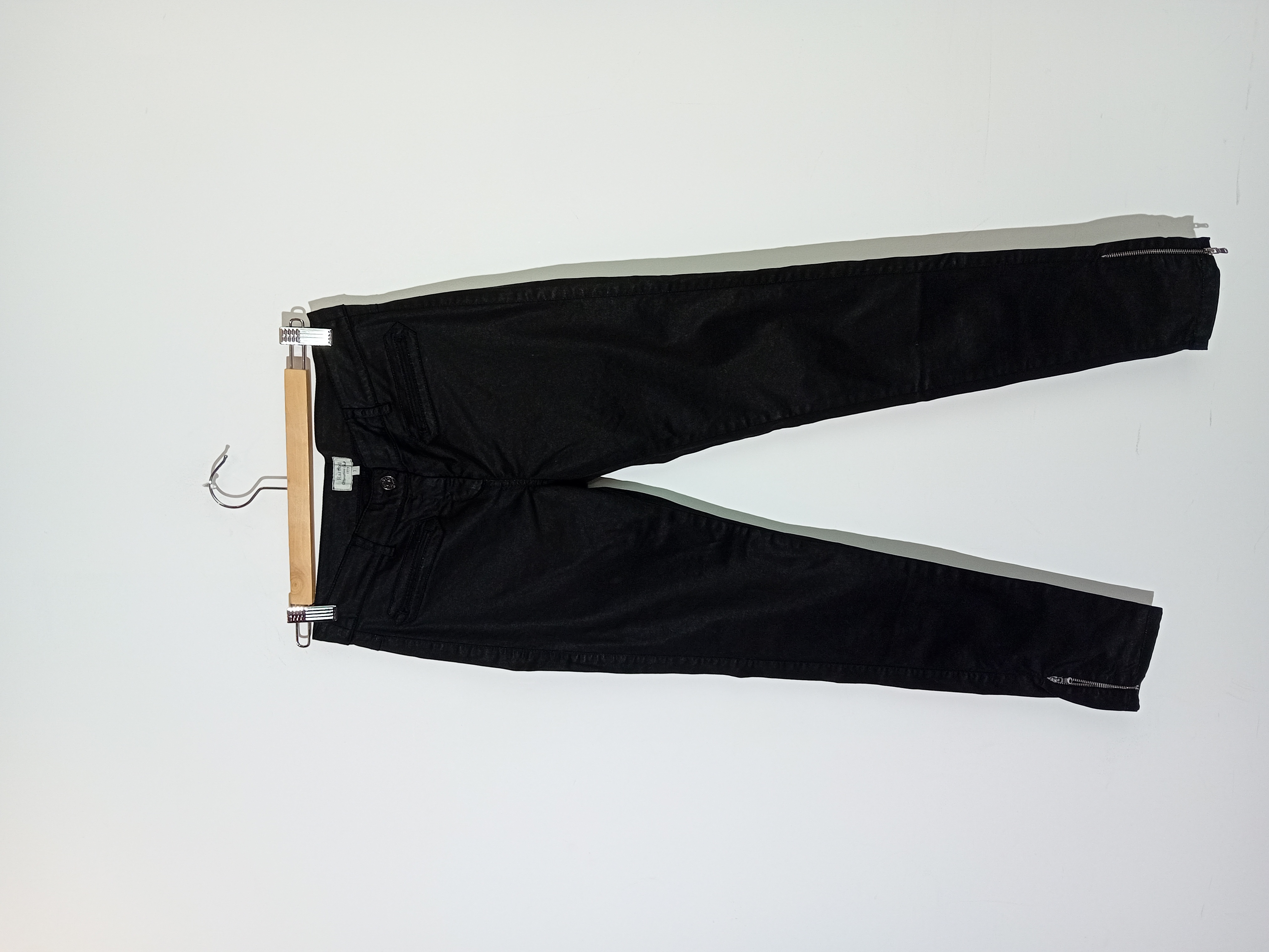 Pantalon Slim Noir Hartford Zippé M