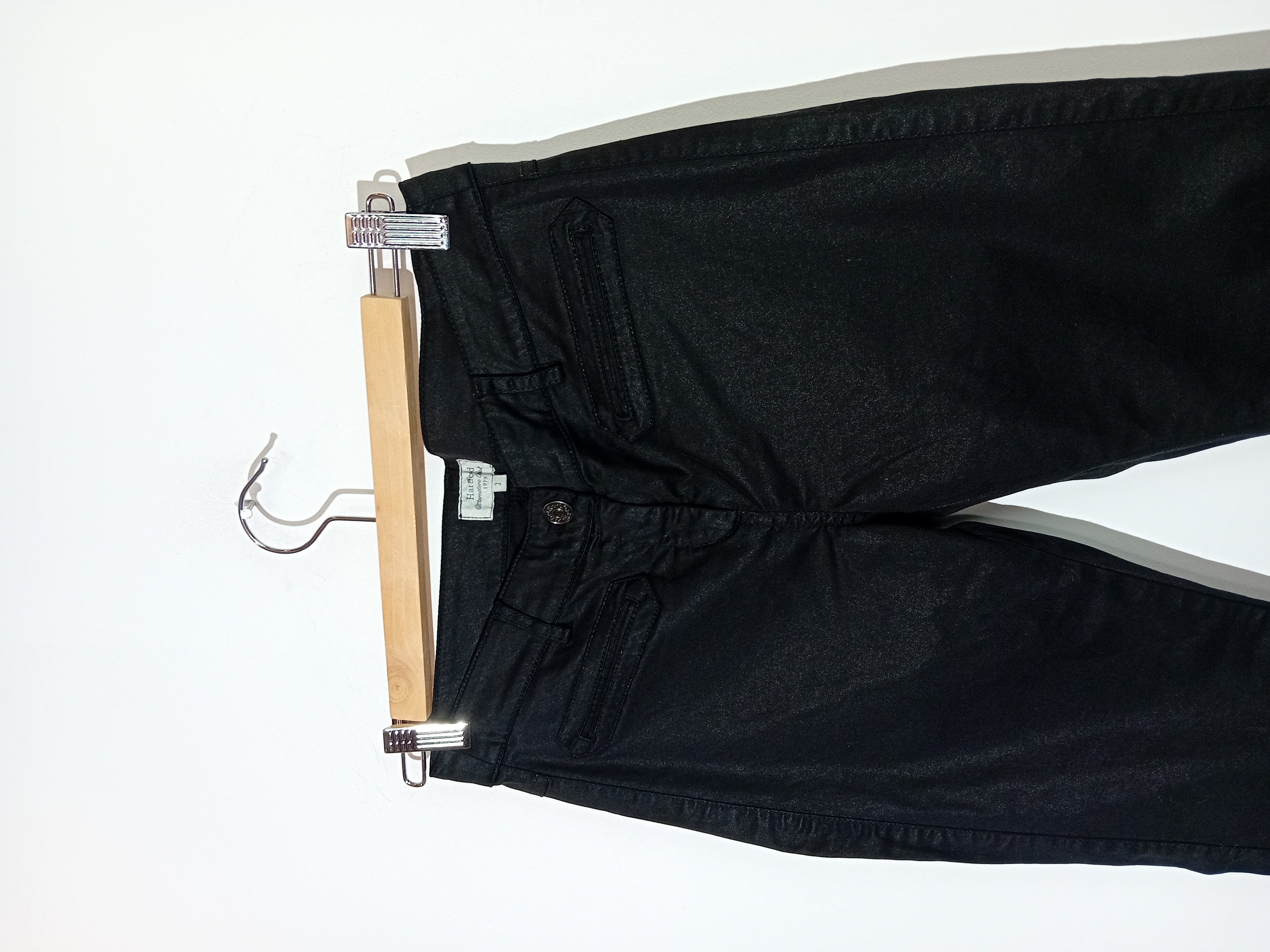 Pantalon Slim Noir Hartford Zippé M
