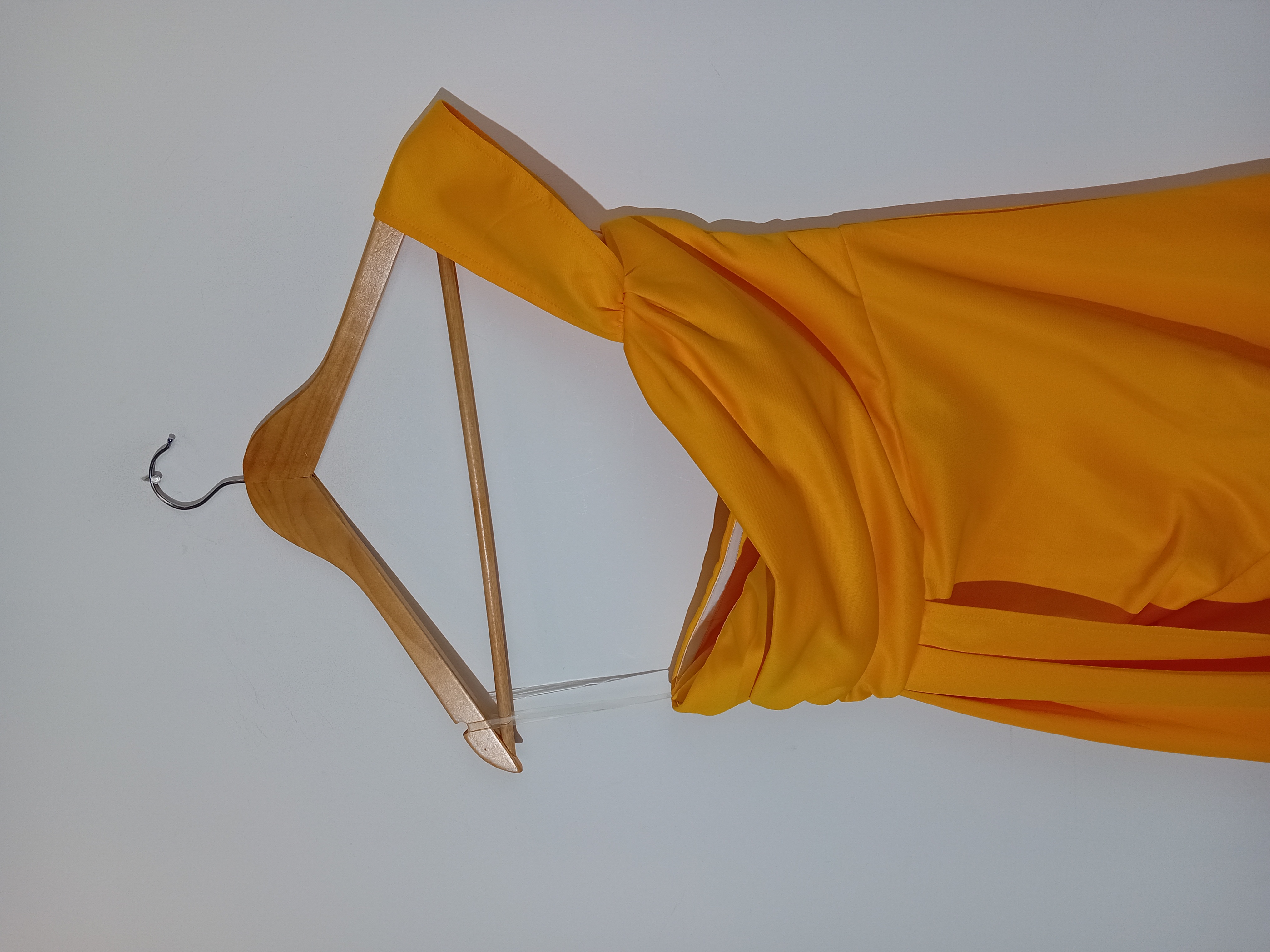 Robe Longue Asymétrique Jaune Miss Ord M