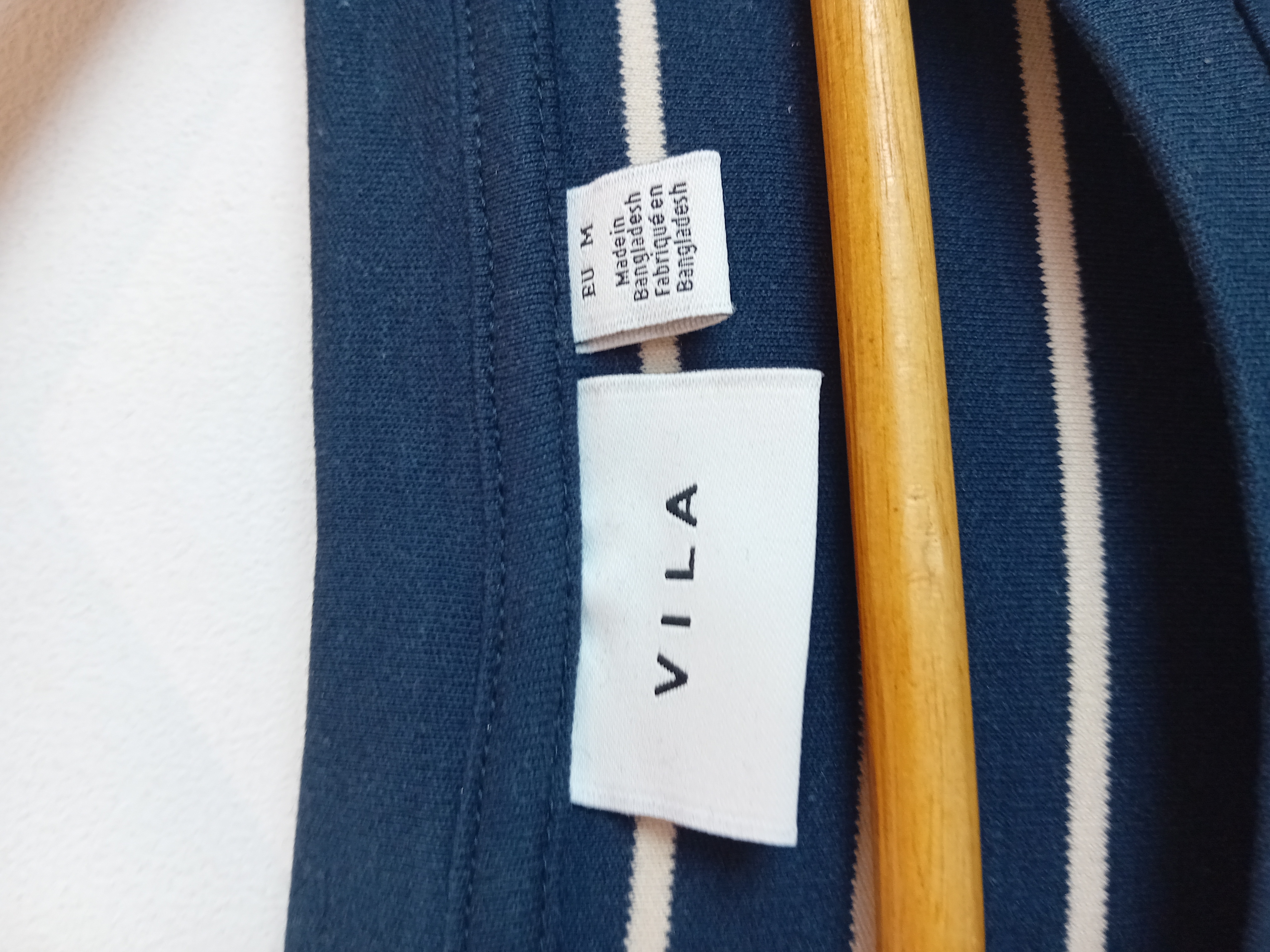 Robe Midi Rayée Vila