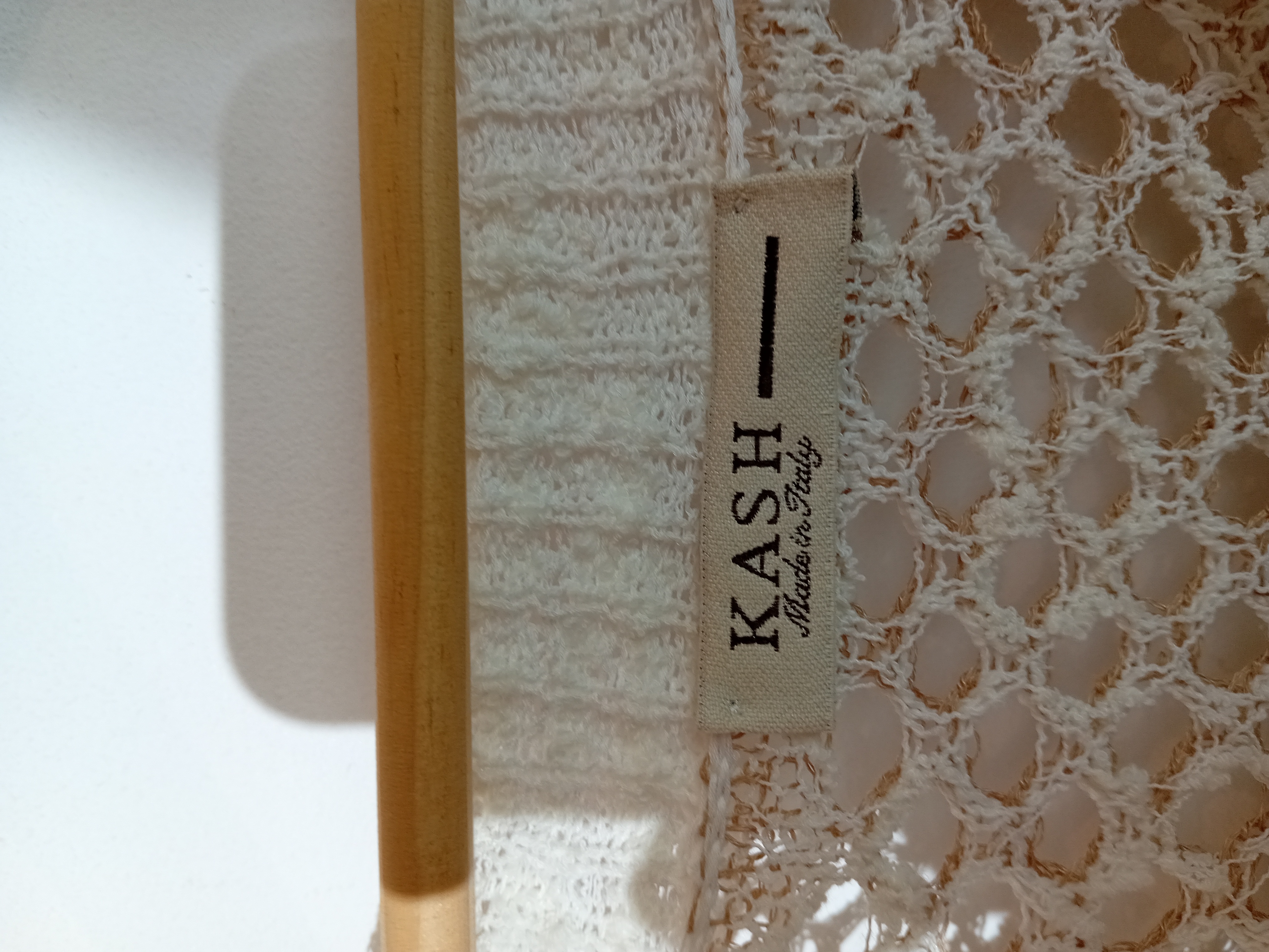 Pull En Maille Ajourée Bicolore Kash