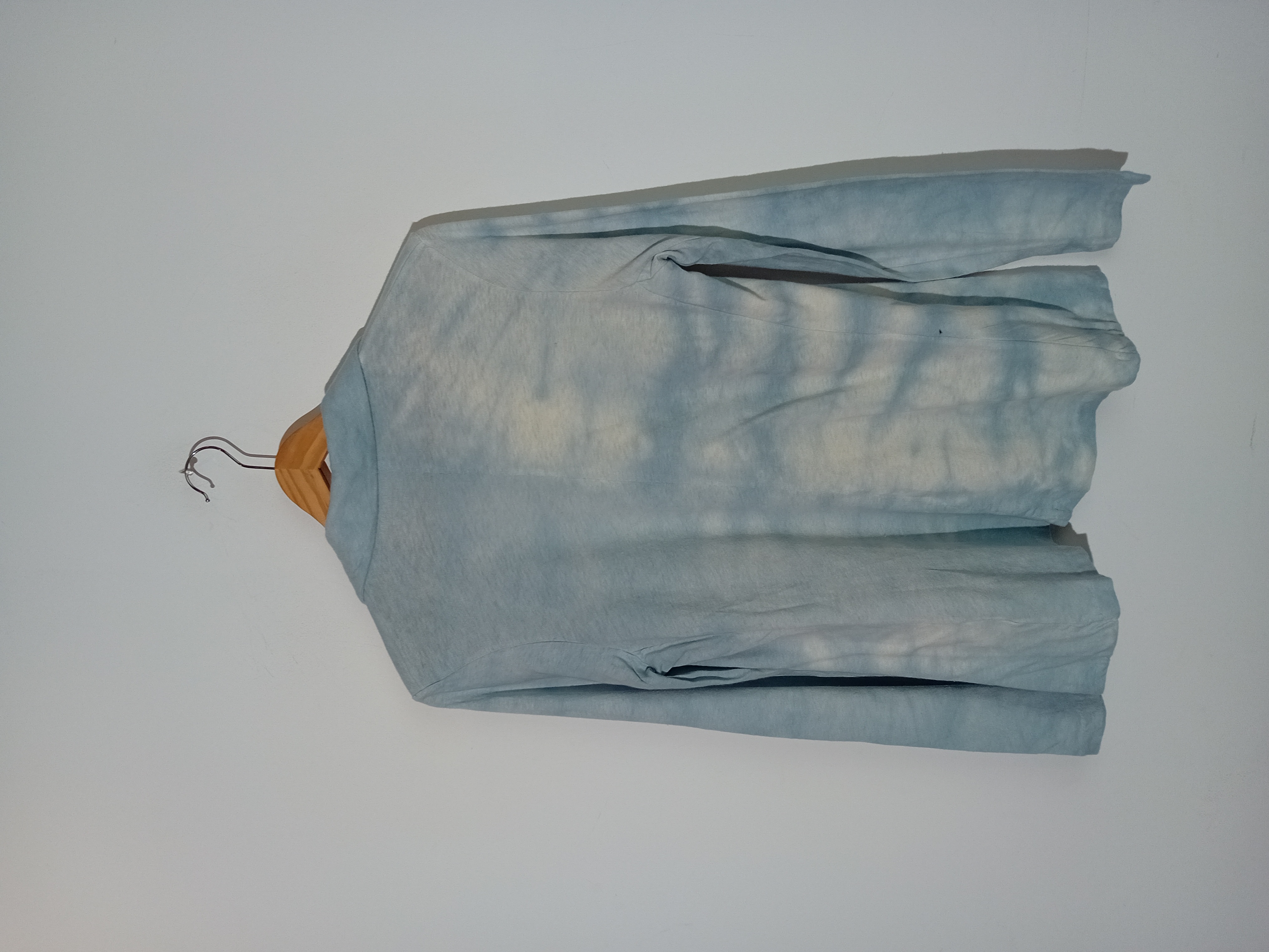 Veste Légère Lin Coton Bleu Tie-dye Majestic Filatures M