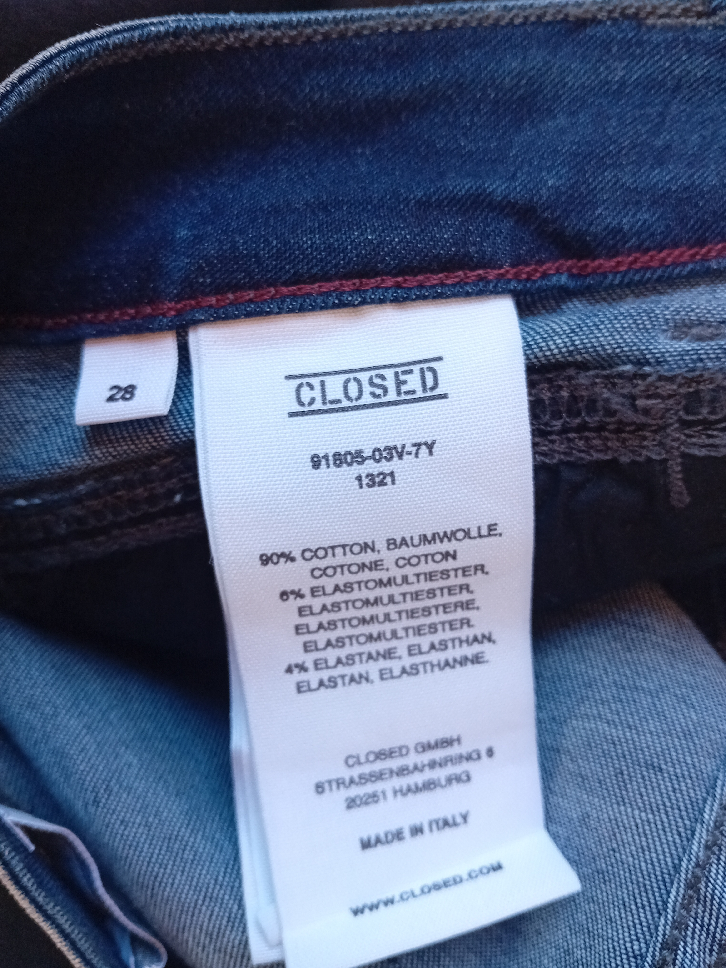 Jean Skinny Enduit Noir Closed