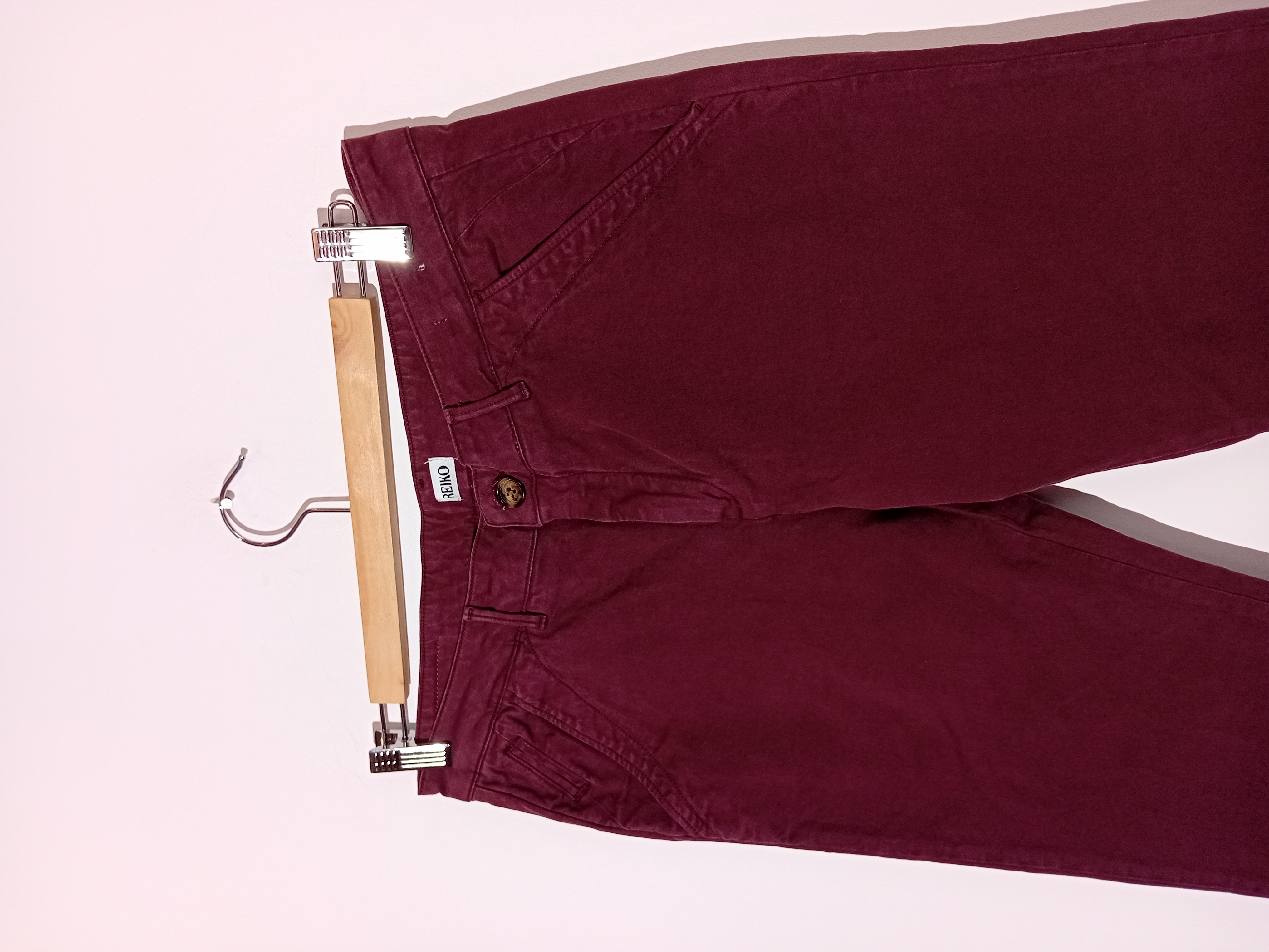 Pantalon Slim Bordeaux Reiko