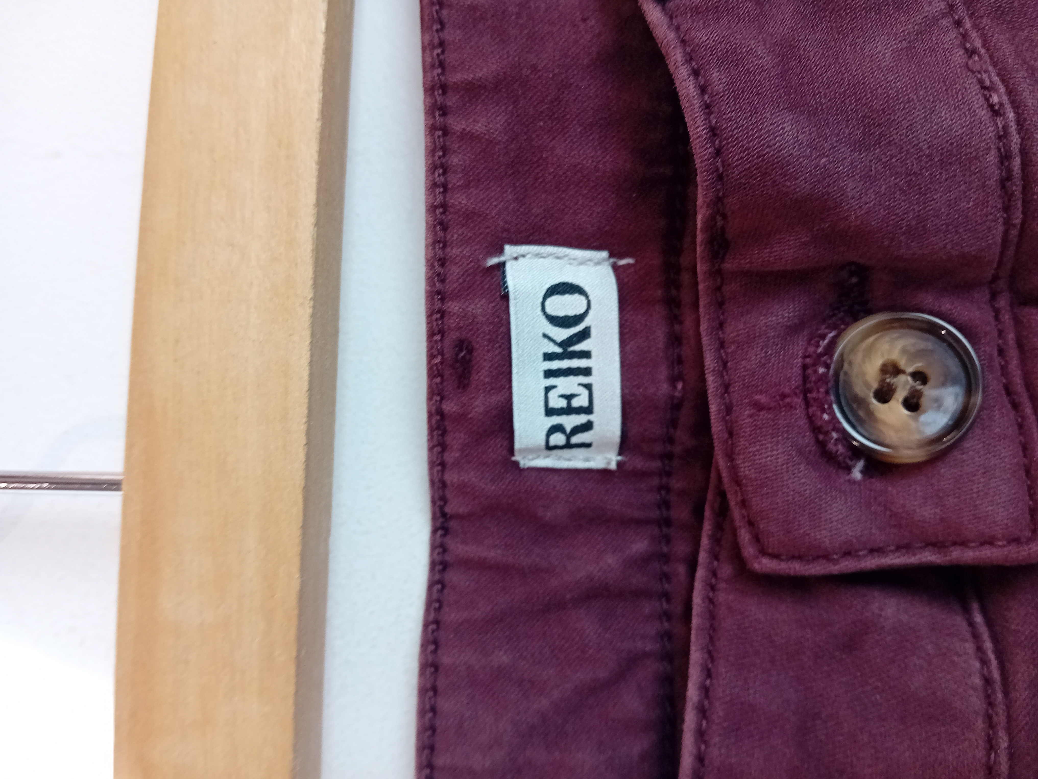 Pantalon Slim Bordeaux Reiko
