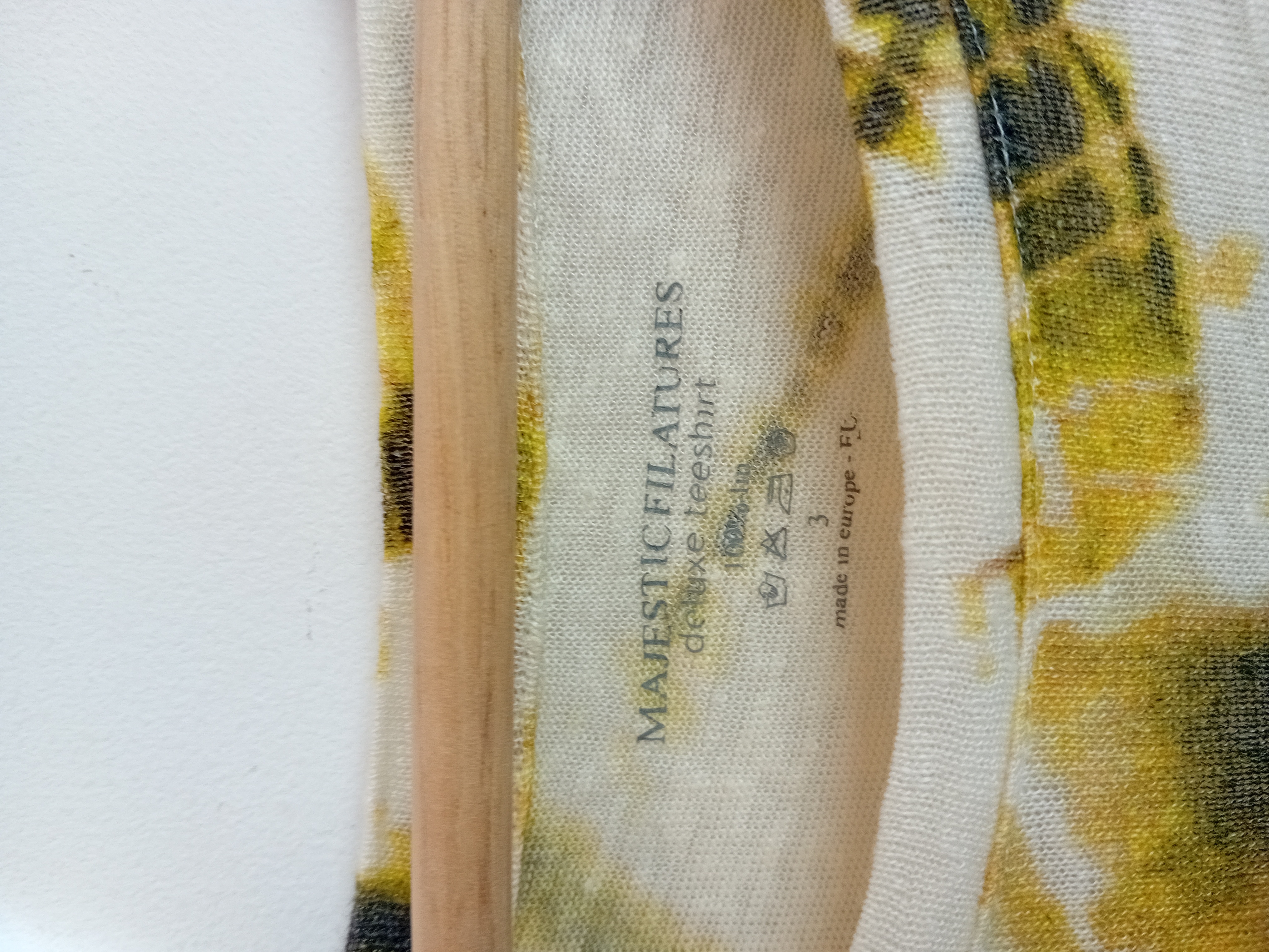 T-shirt Tie-dye En Lin Majestic Filatures