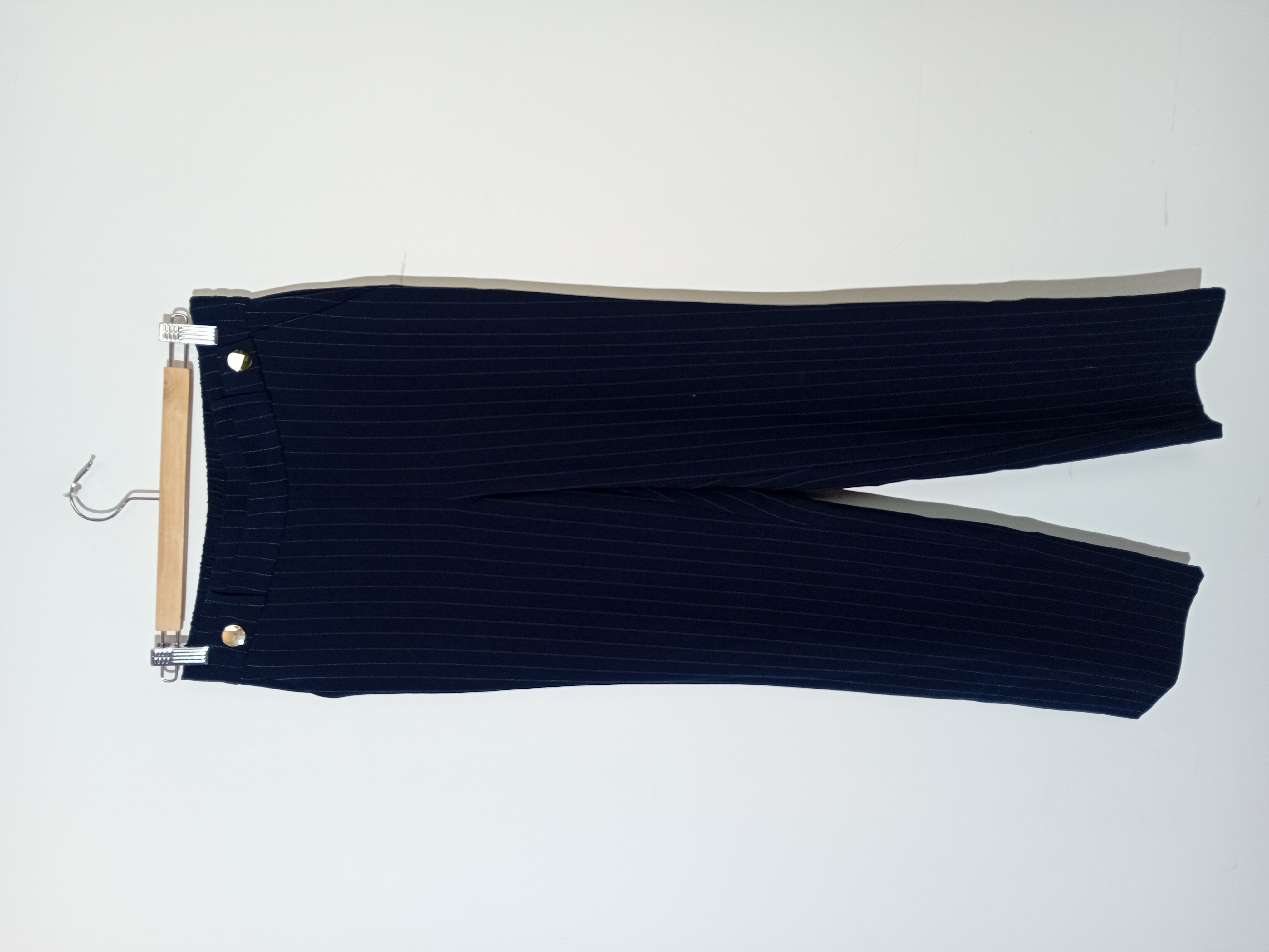 Pantalon Carotte Bleu Marine Rayures Laura Ashley Petits