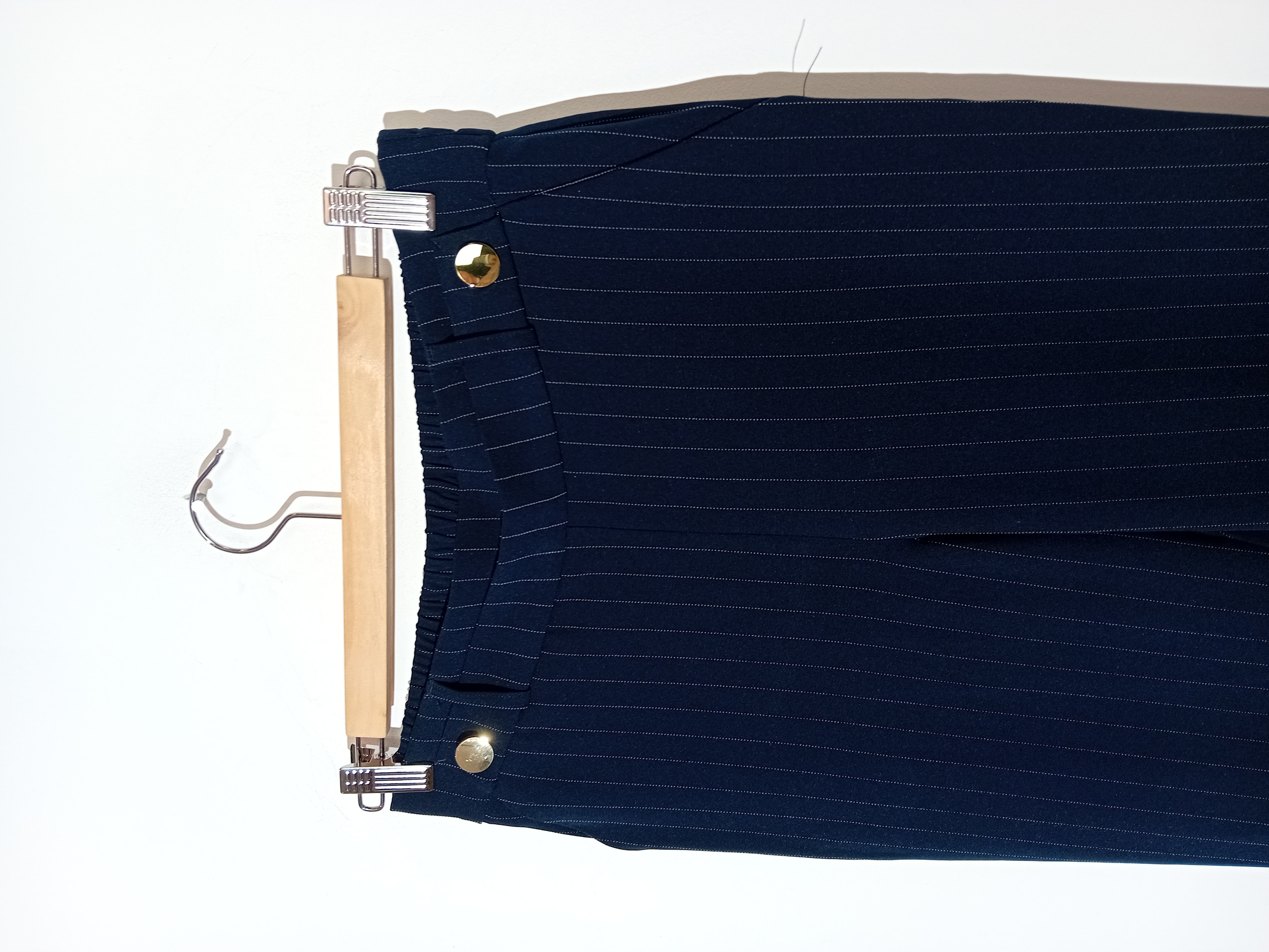 Pantalon Carotte Bleu Marine Rayures Laura Ashley Petits