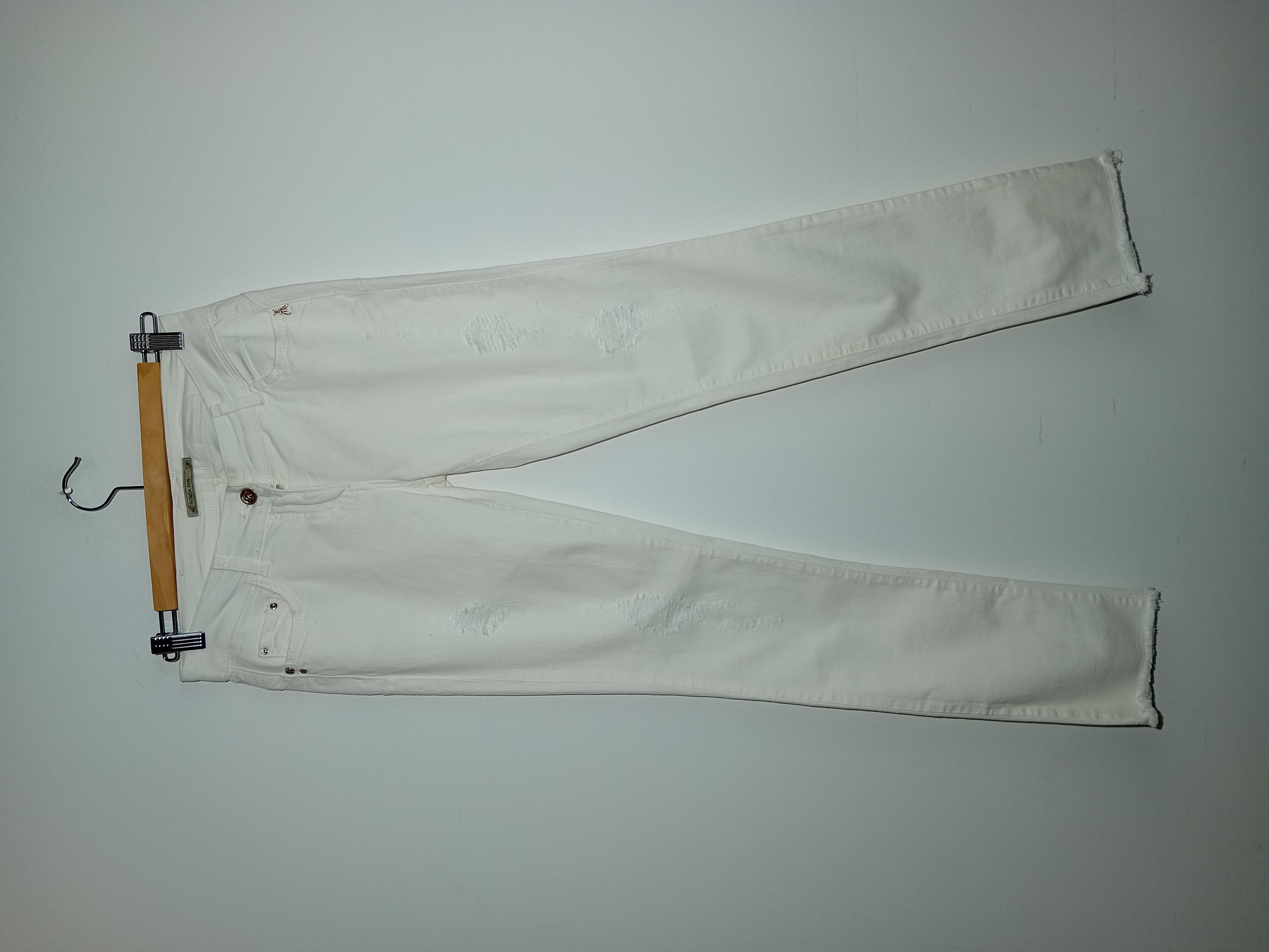 Jean Slim Blanc Patrizia Pepe W28
