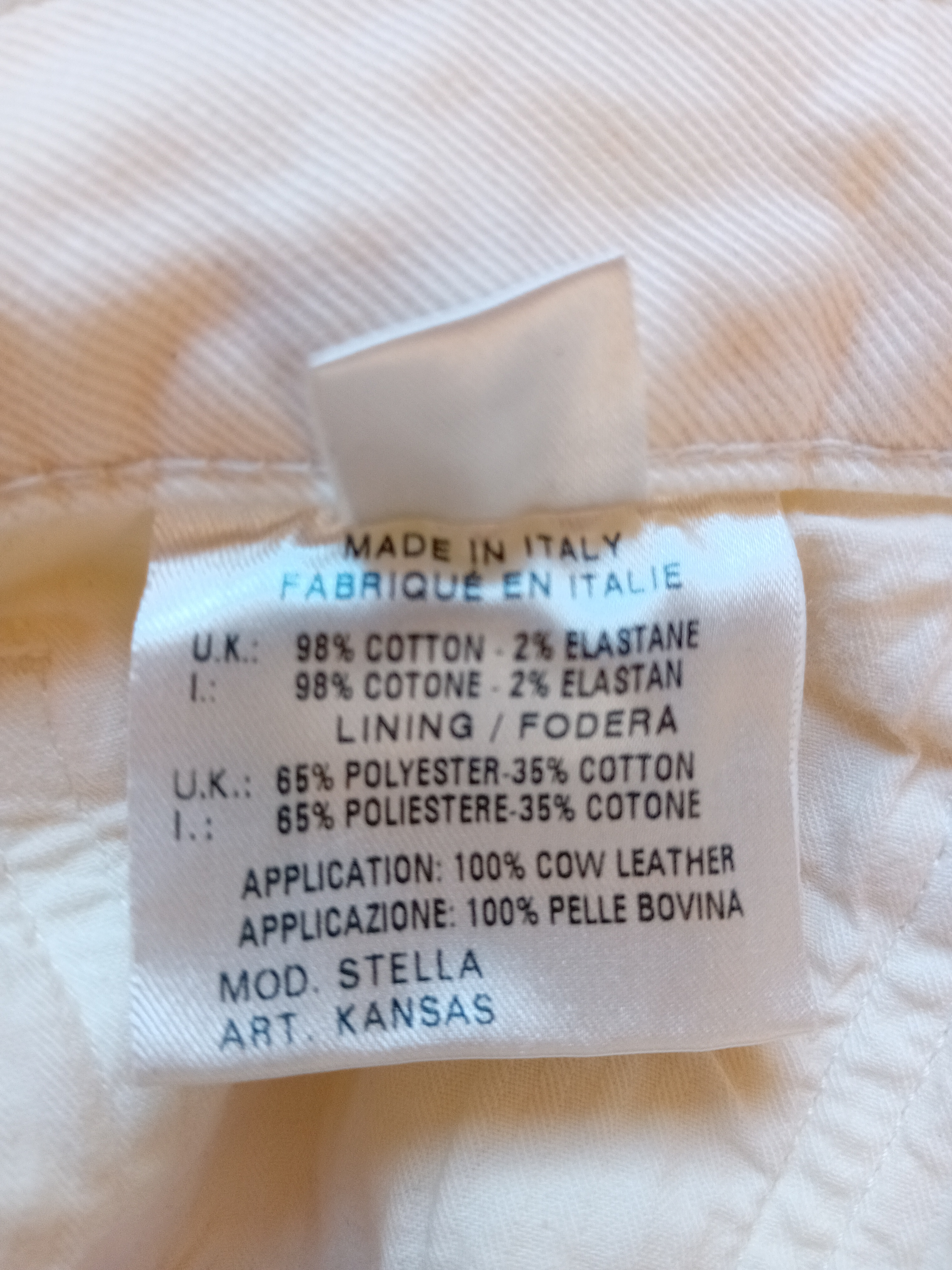 Pantalon Jean Blanc Cassé True Nyc
