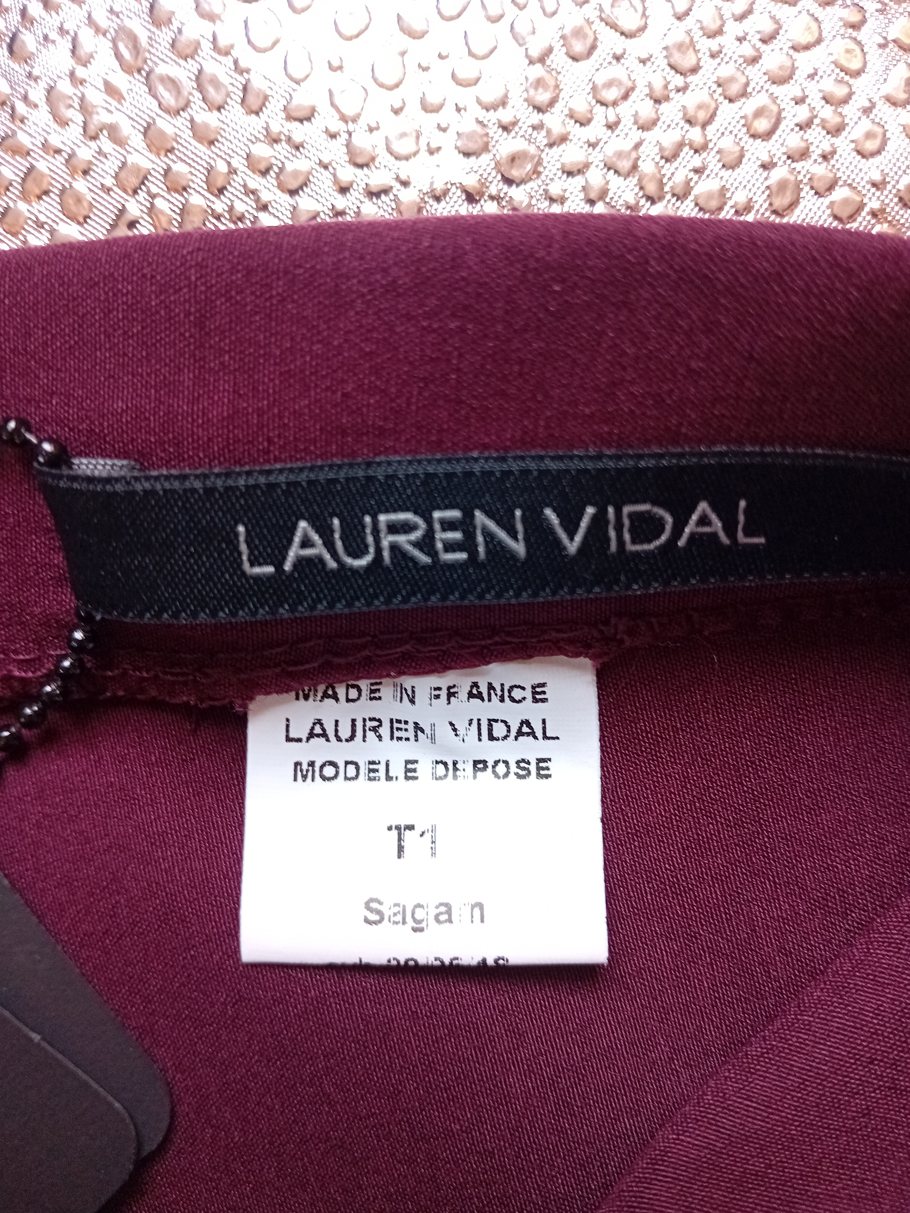 Pantalon Slim Bordeaux Lauren Vidal