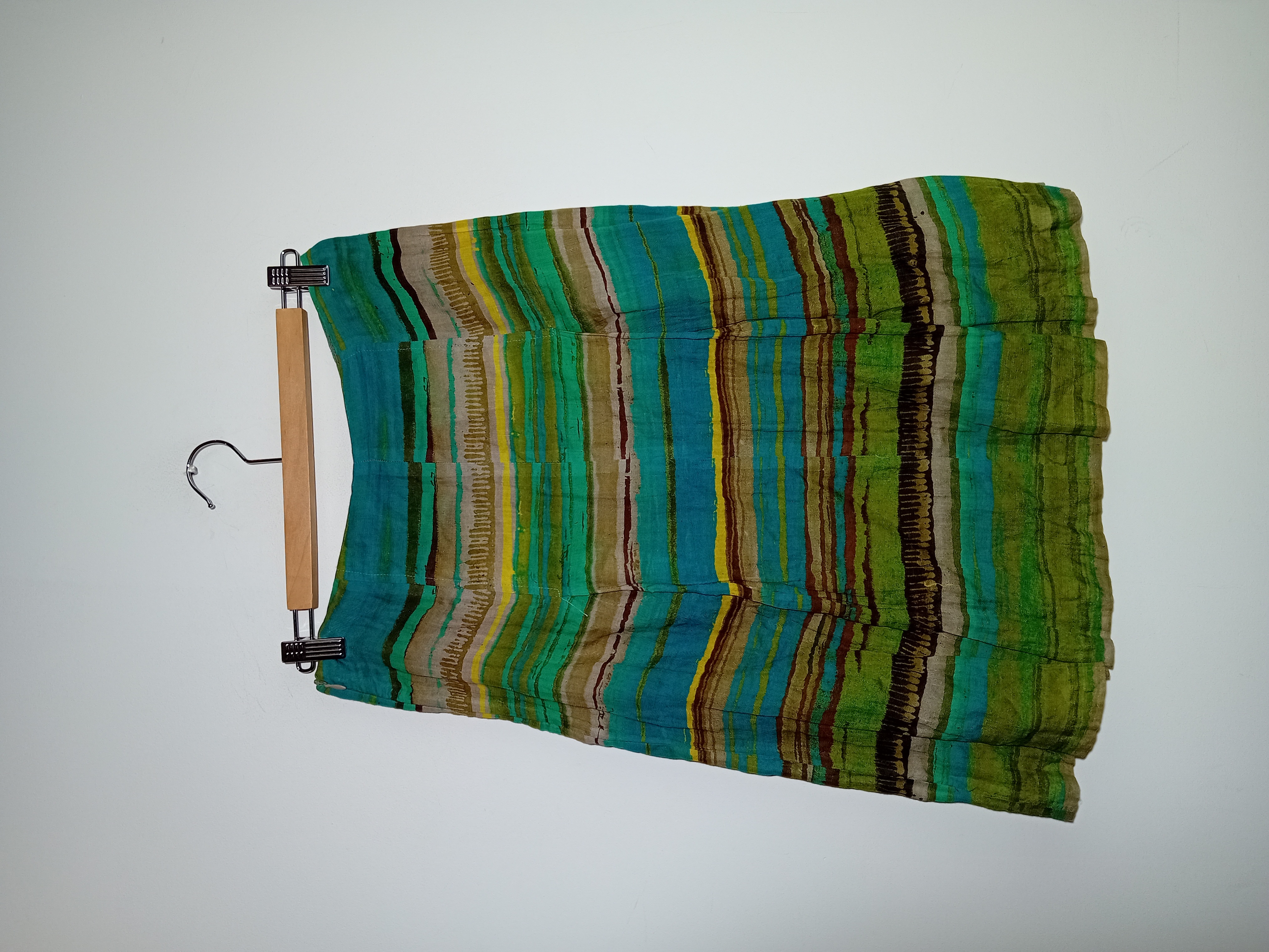 Jupe À Rayures Multicolores Caroline Biss