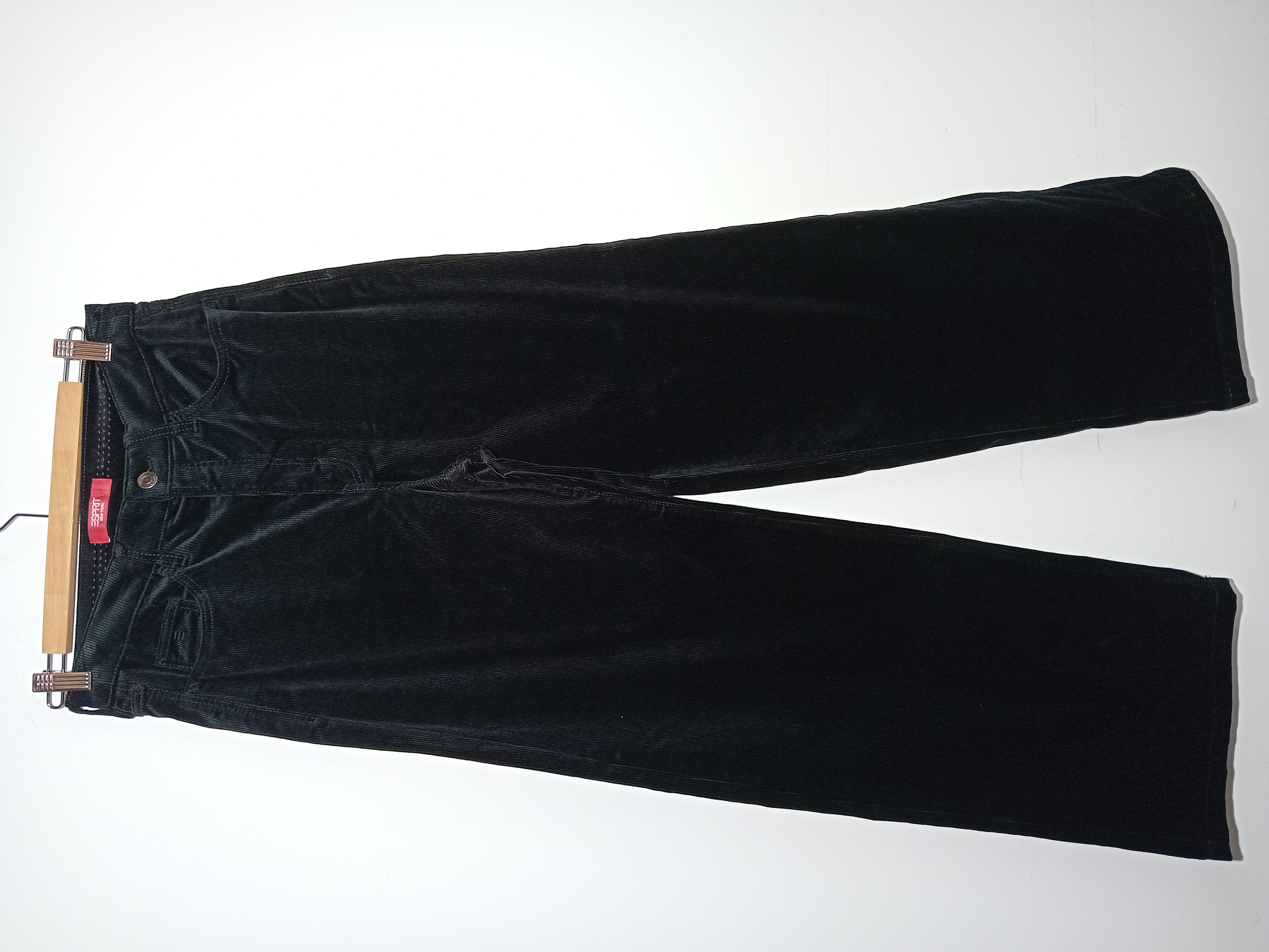 Pantalon Large Esprit Noir Velours