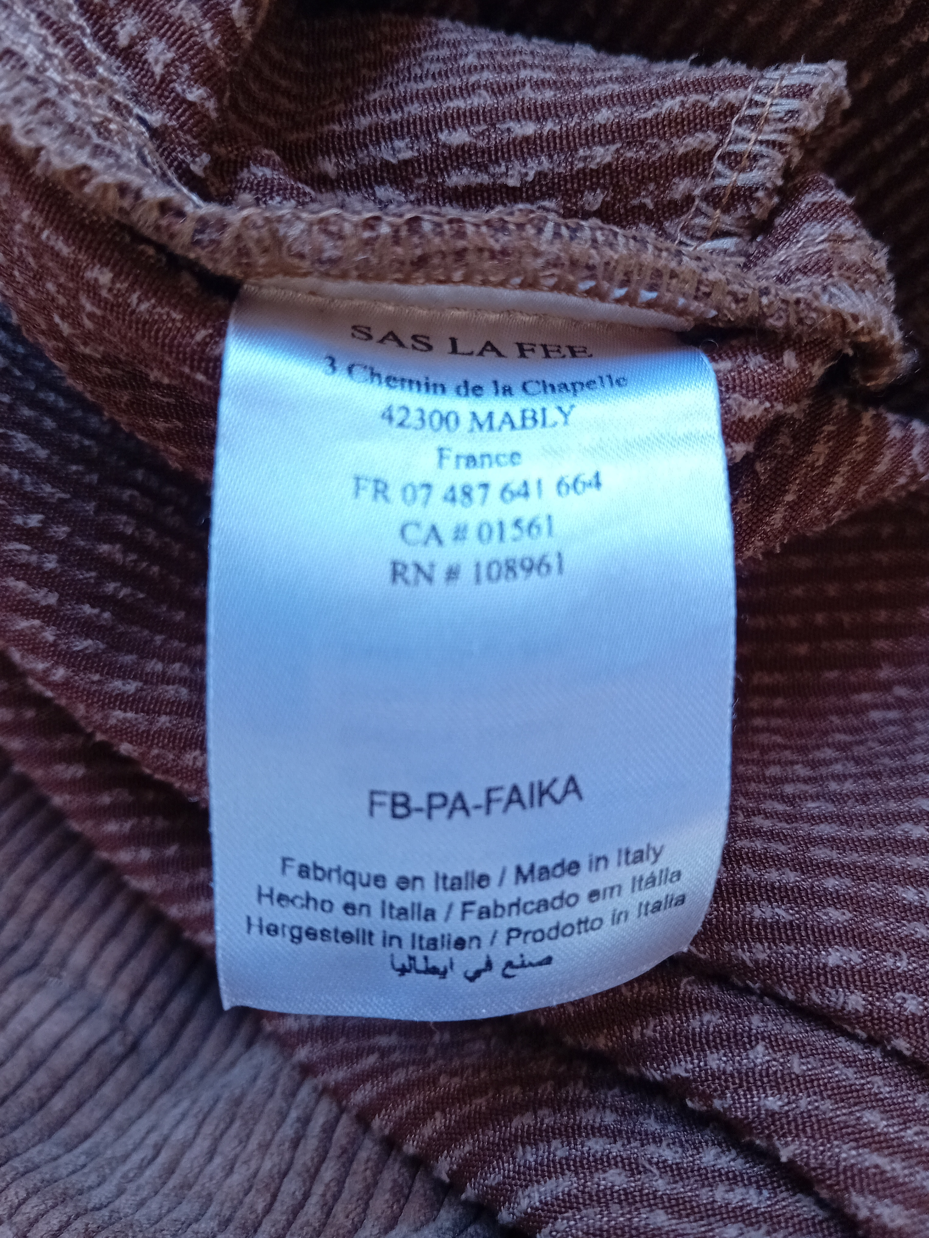 Pantalon Carotte La Fée Maraboutée