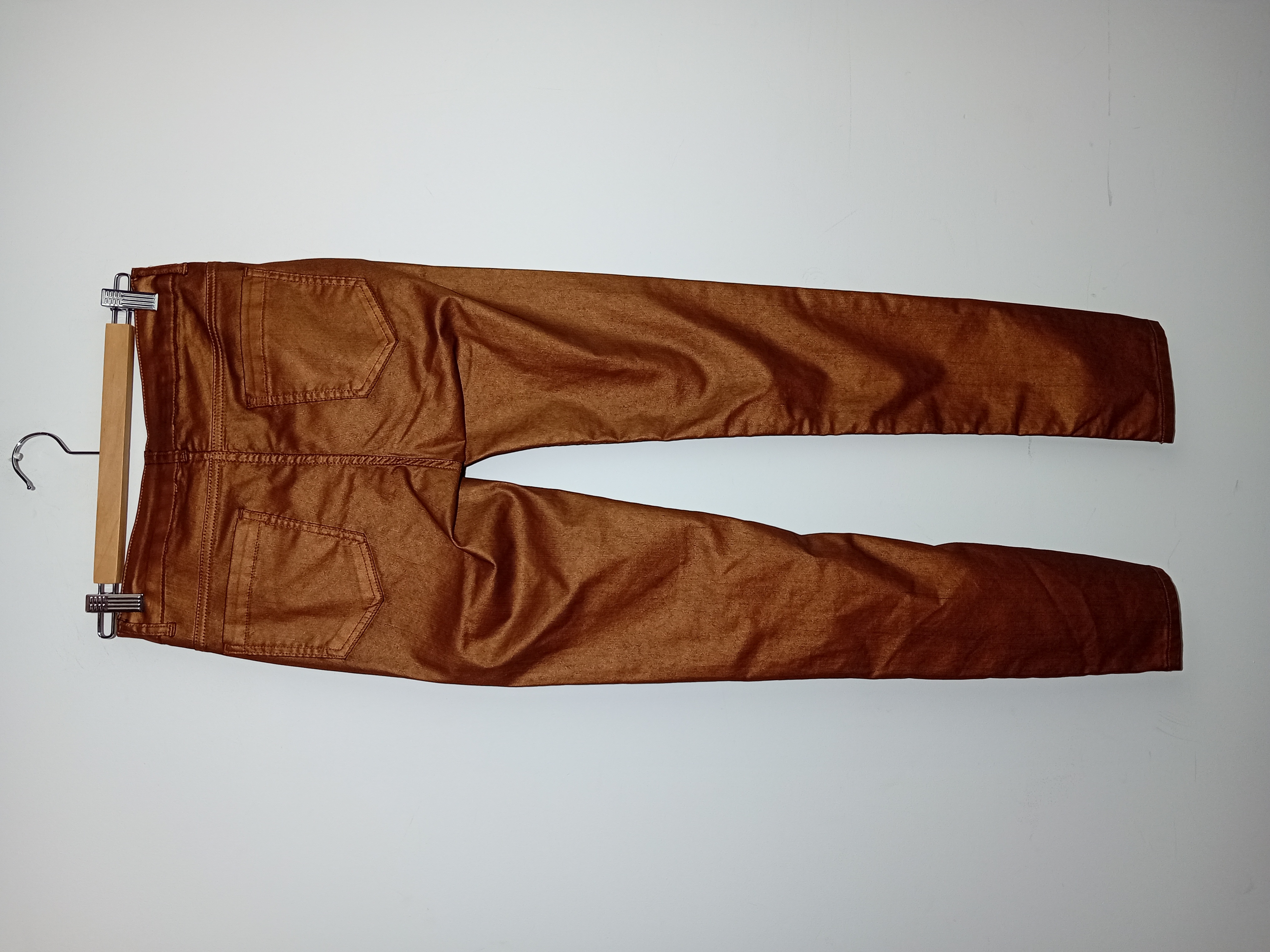 Pantalon Slim Brillant Cuivré Lauren Vidal