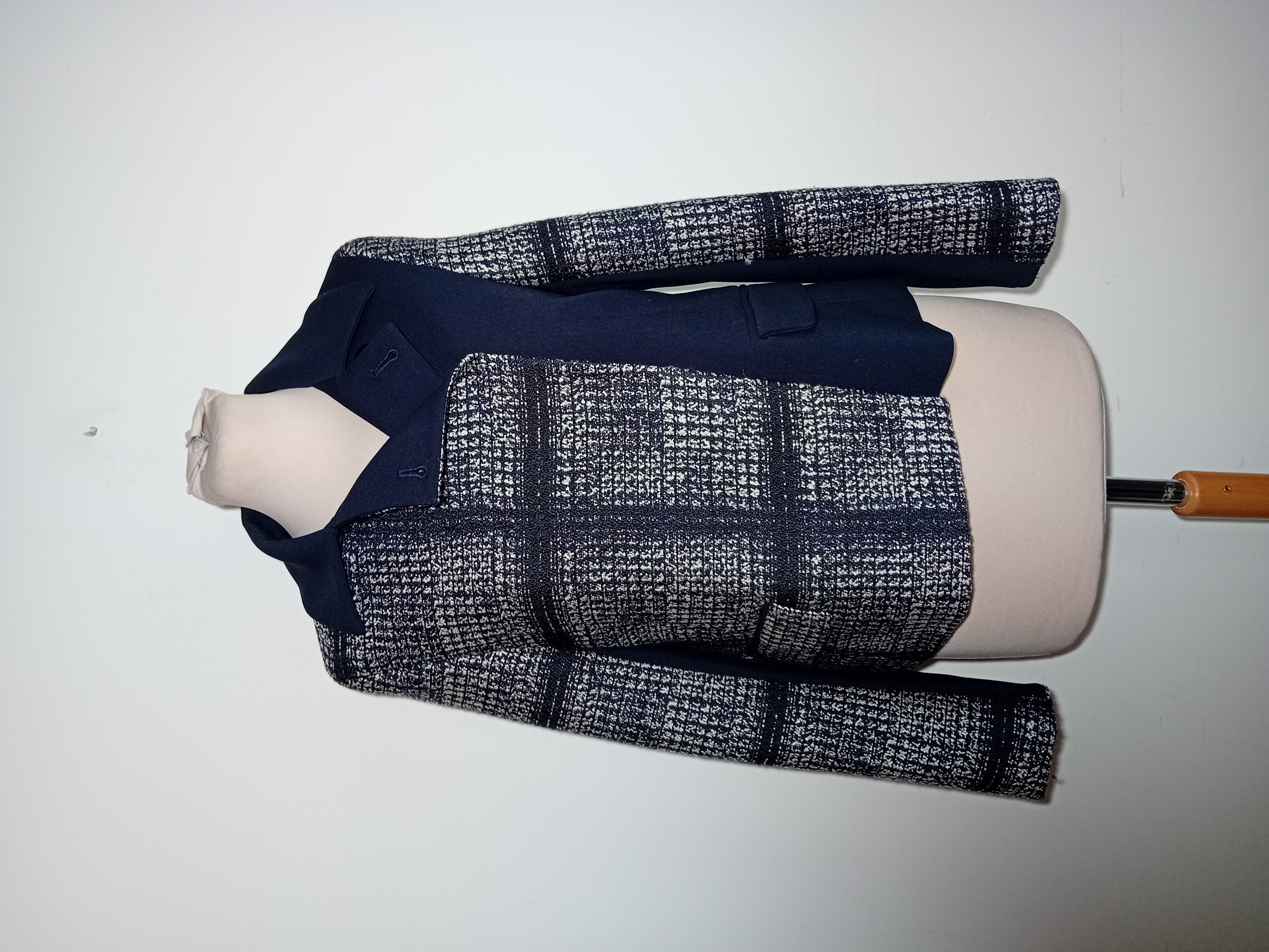Veste Bi-matiere Gerard Darel Carreaux