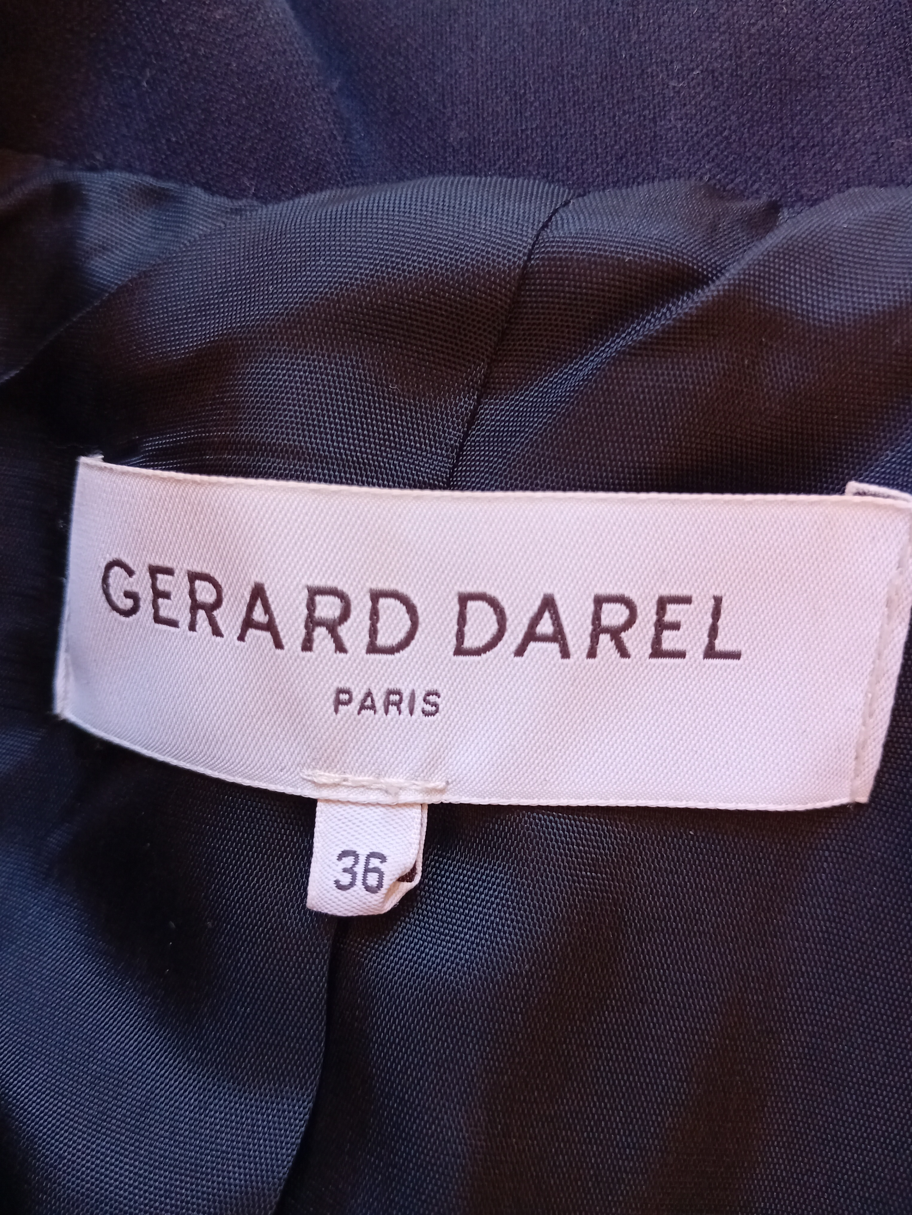 Veste Bi-matiere Gerard Darel Carreaux