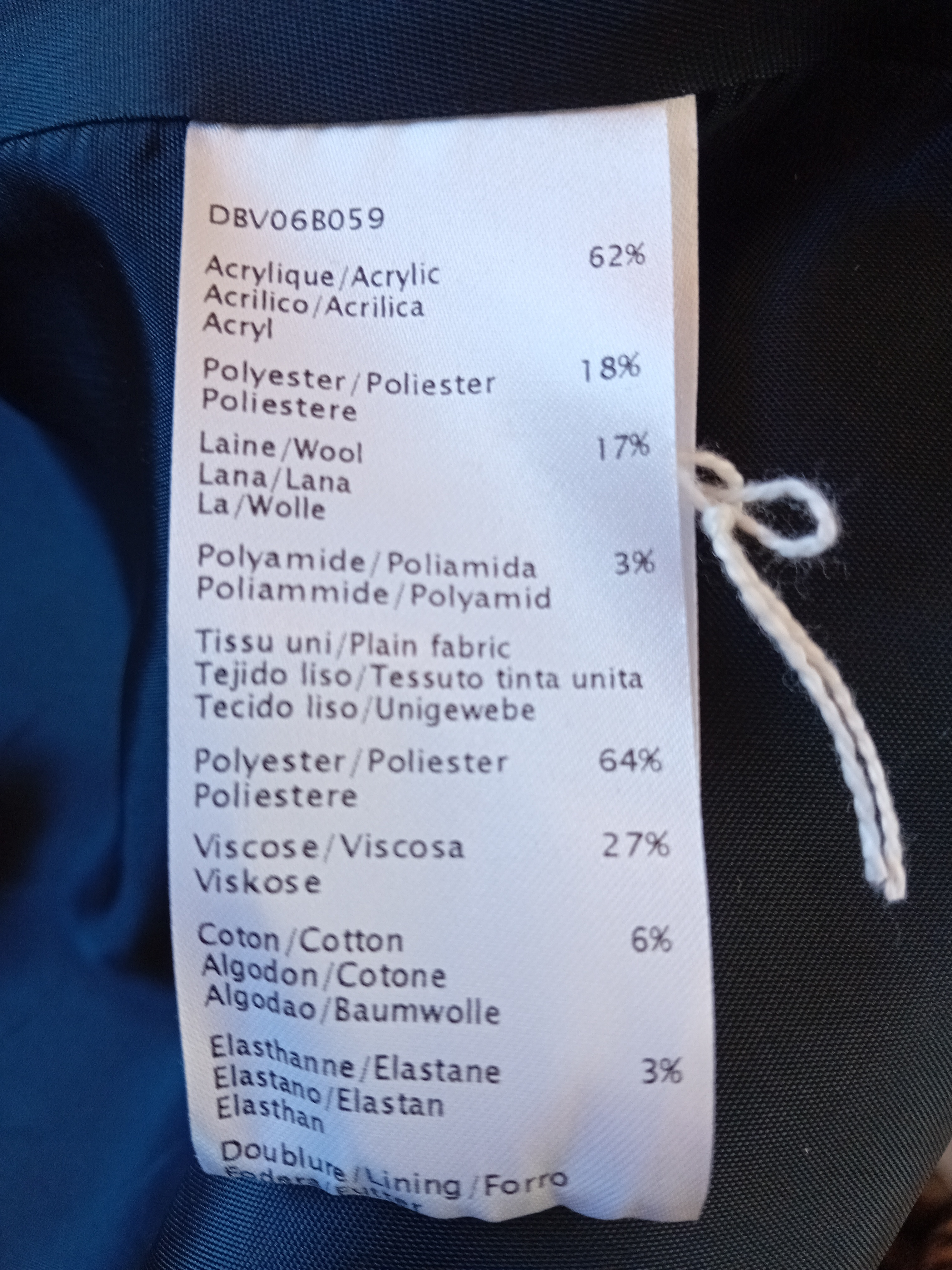 Veste Bi-matiere Gerard Darel Carreaux
