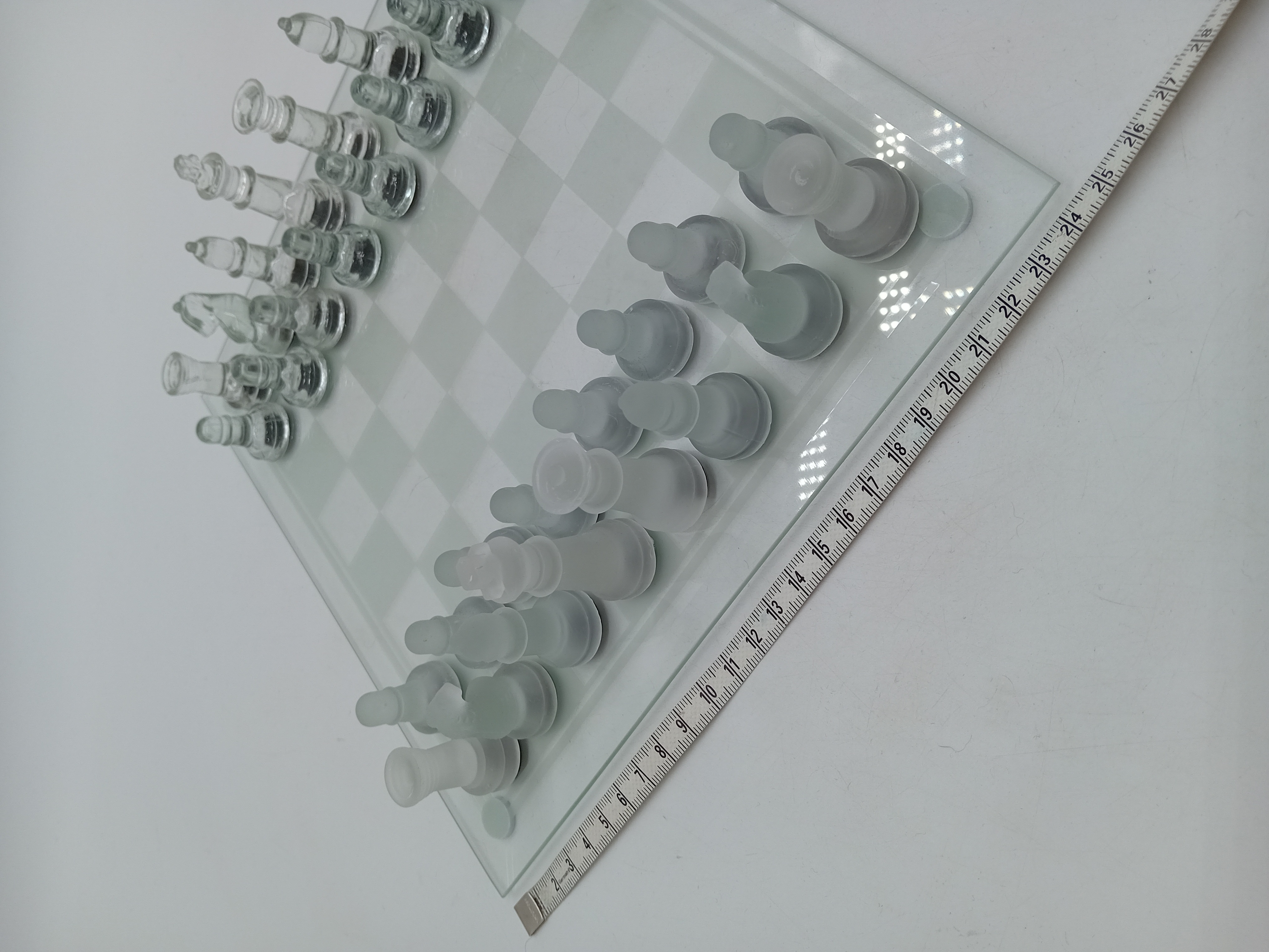 Jeu D'échecs En Verre