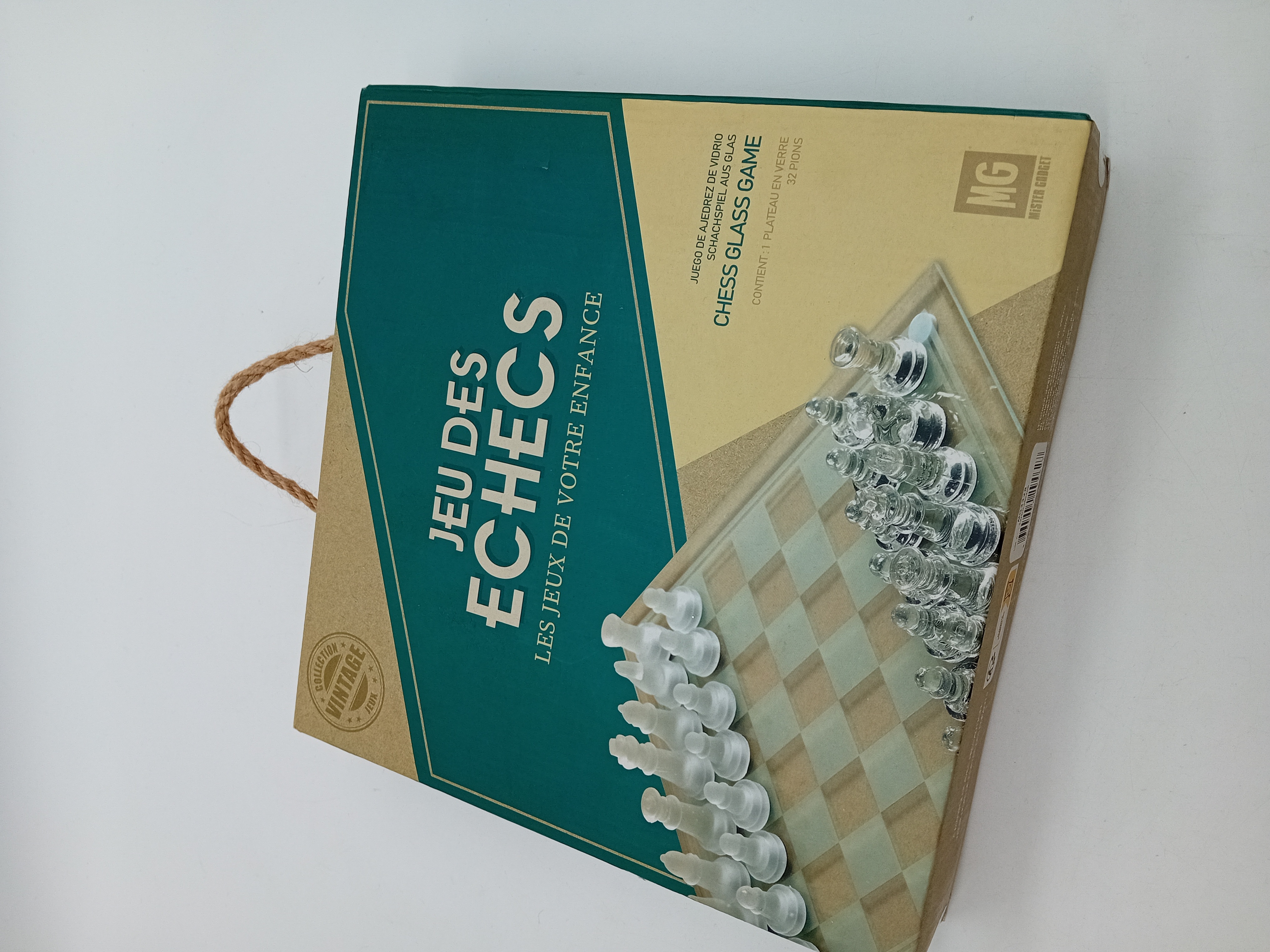 Jeu D'échecs En Verre