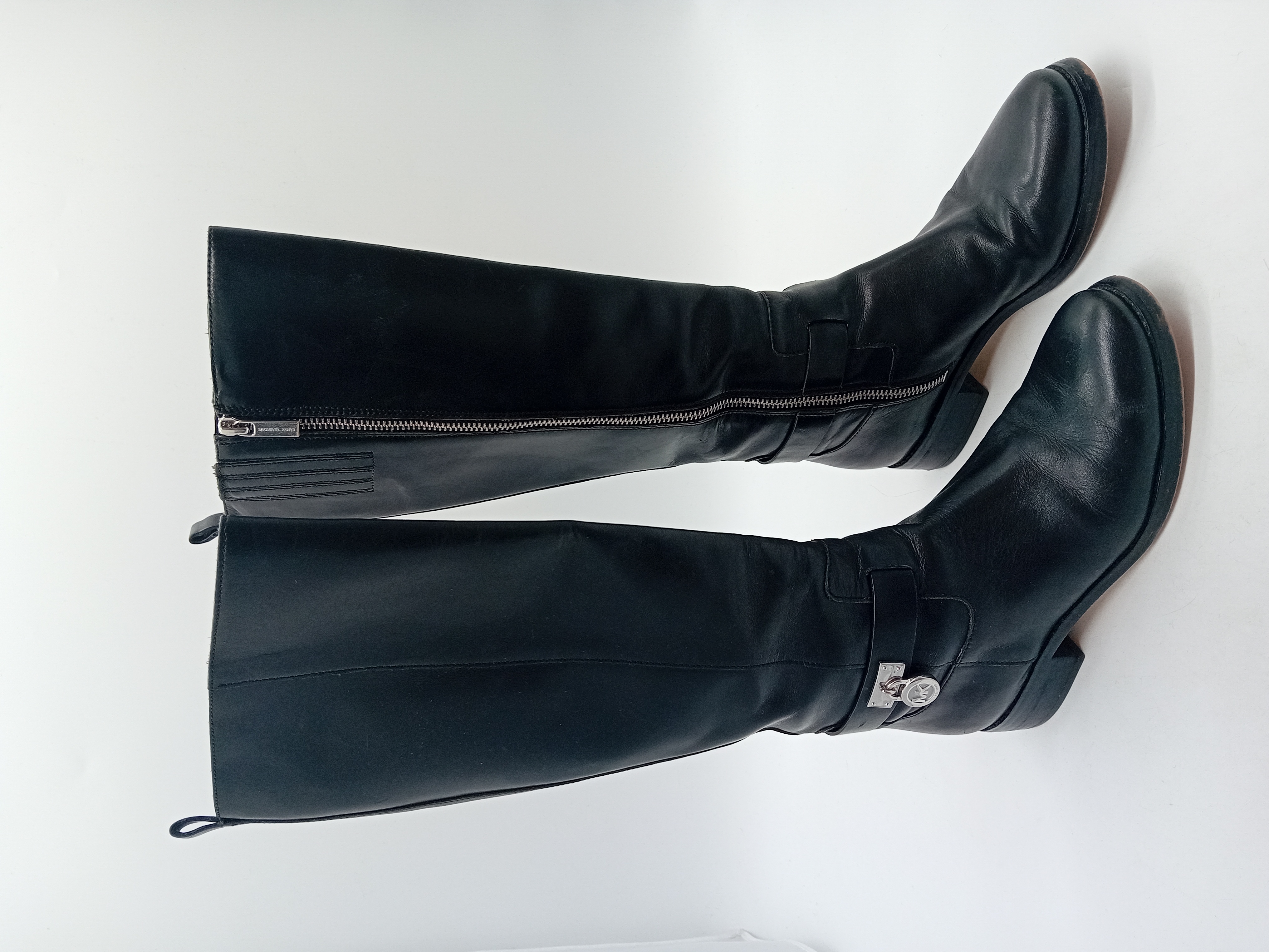 Bottes Hautes Michael Kors Cuir Noir
