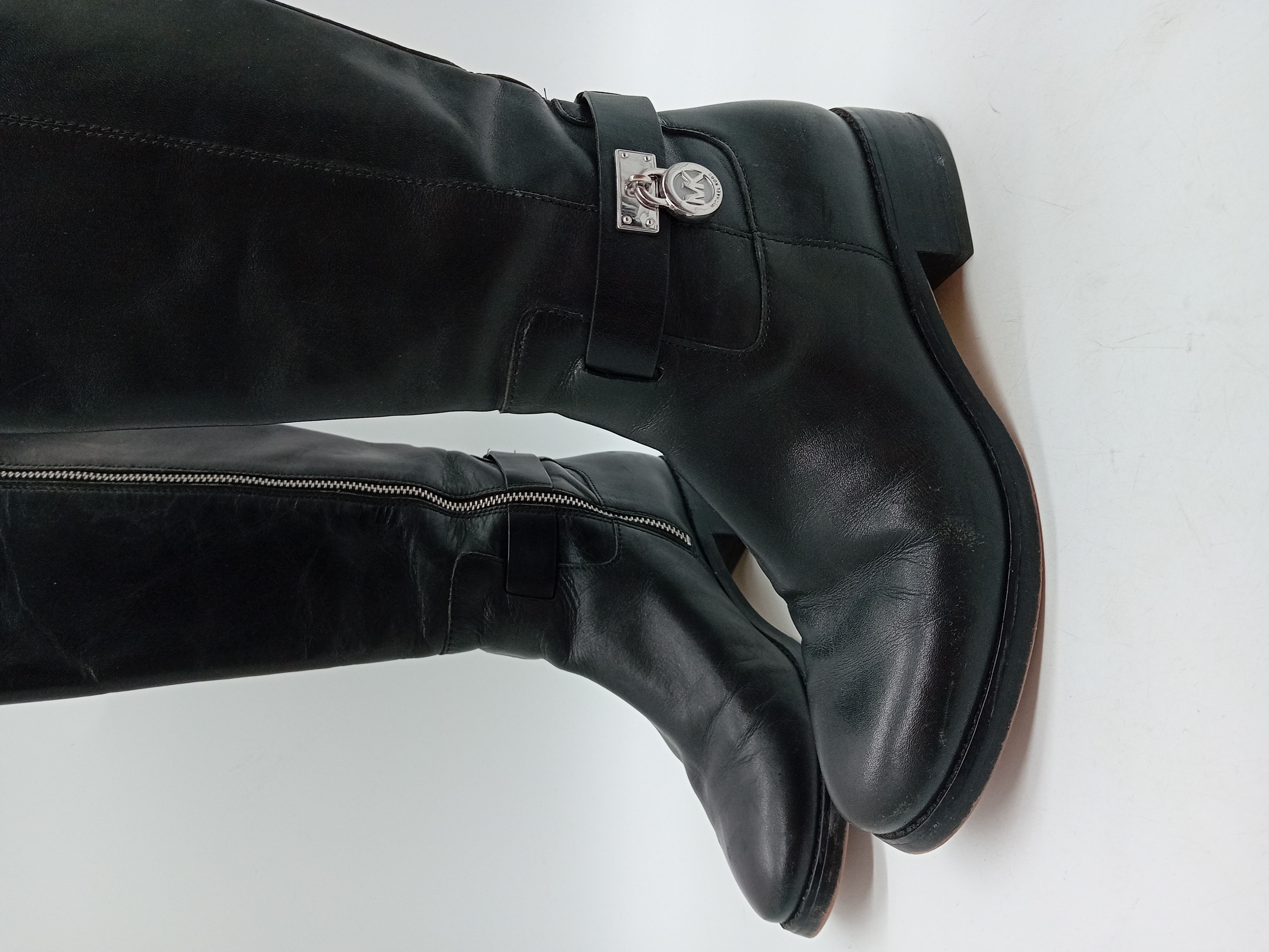 Bottes Hautes Michael Kors Cuir Noir