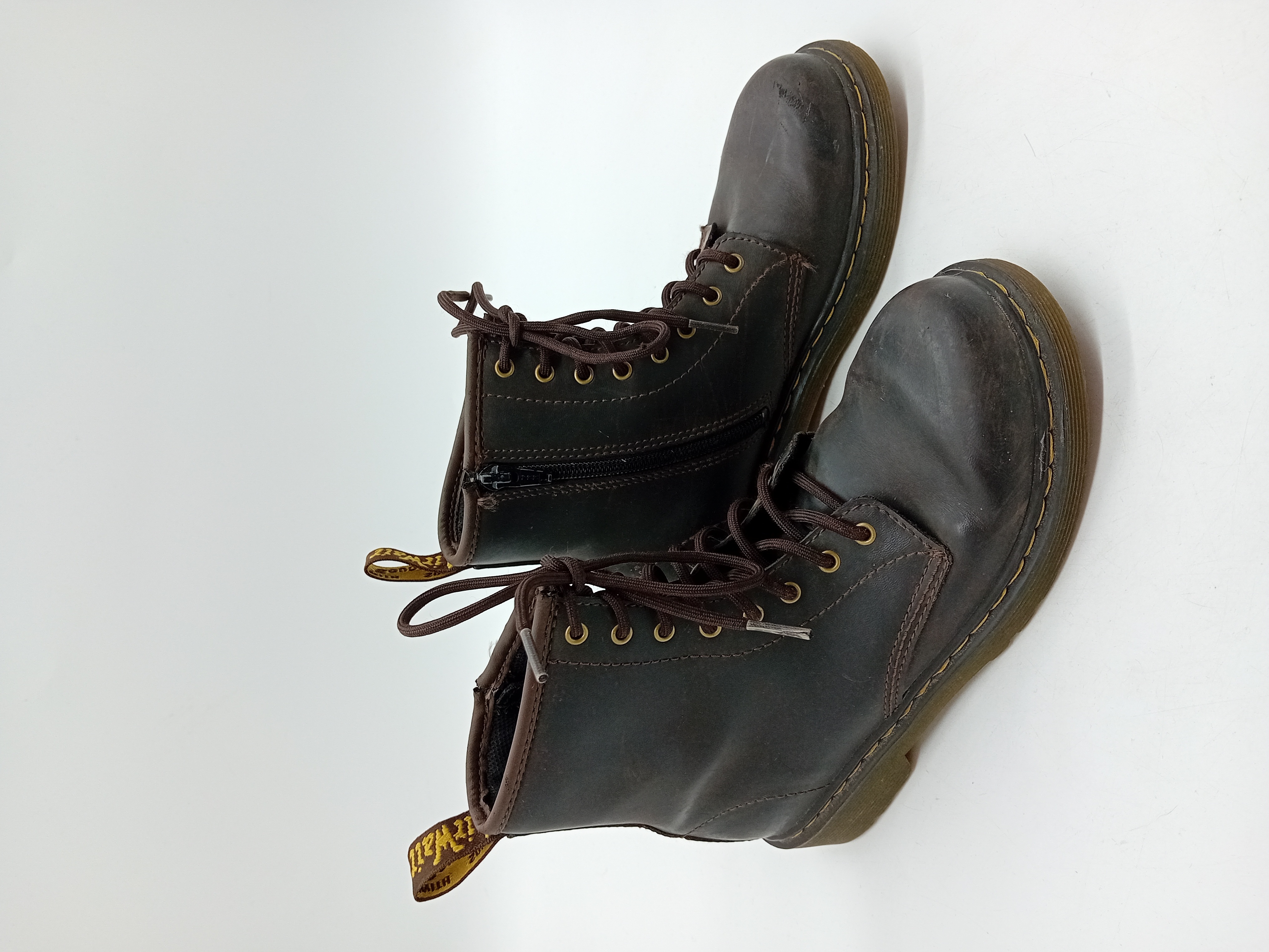Bottines Dr. Martens 1460 J Cuir Marron 37