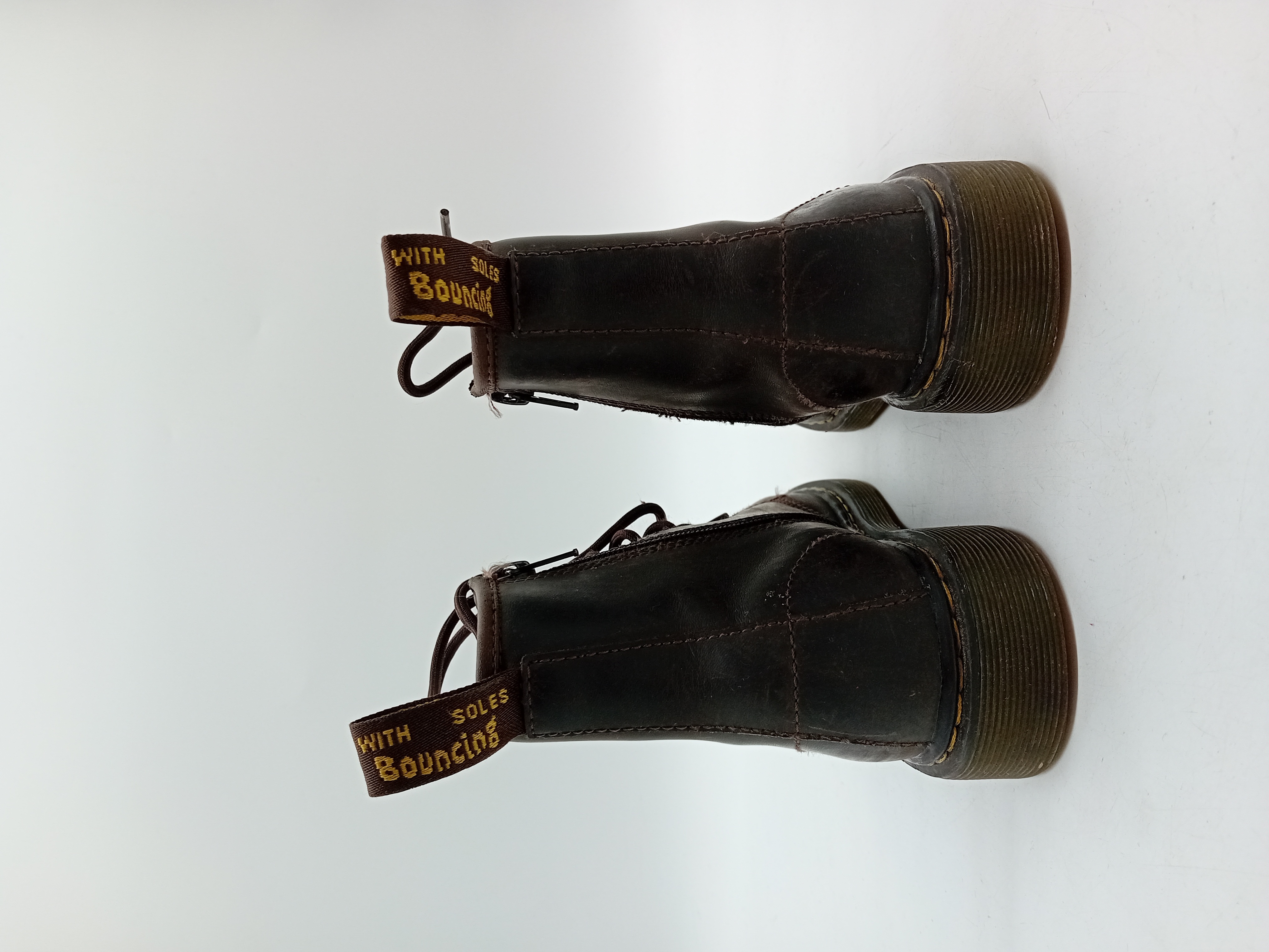 Bottines Dr. Martens 1460 J Cuir Marron 37