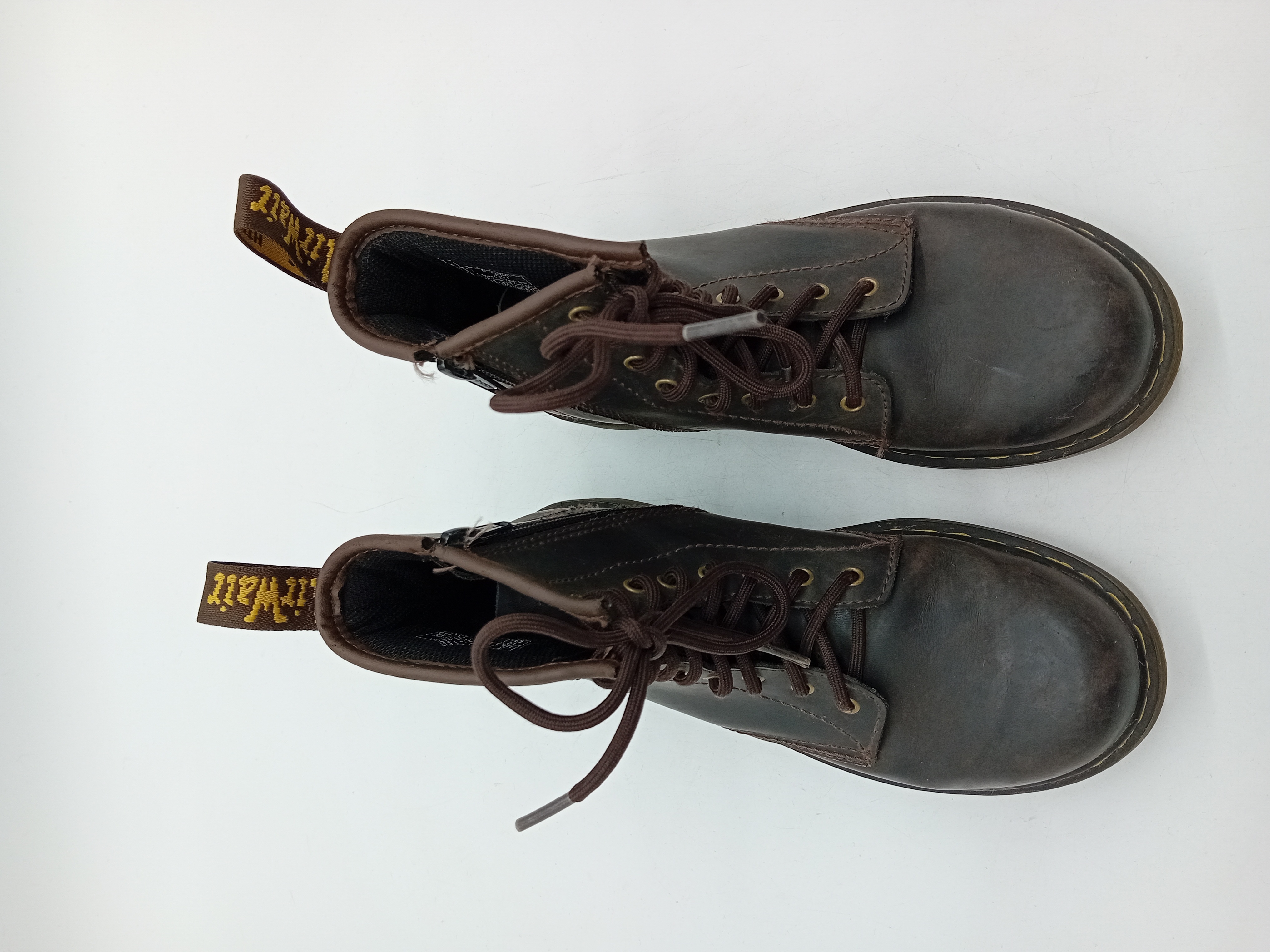 Bottines Dr. Martens 1460 J Cuir Marron 37