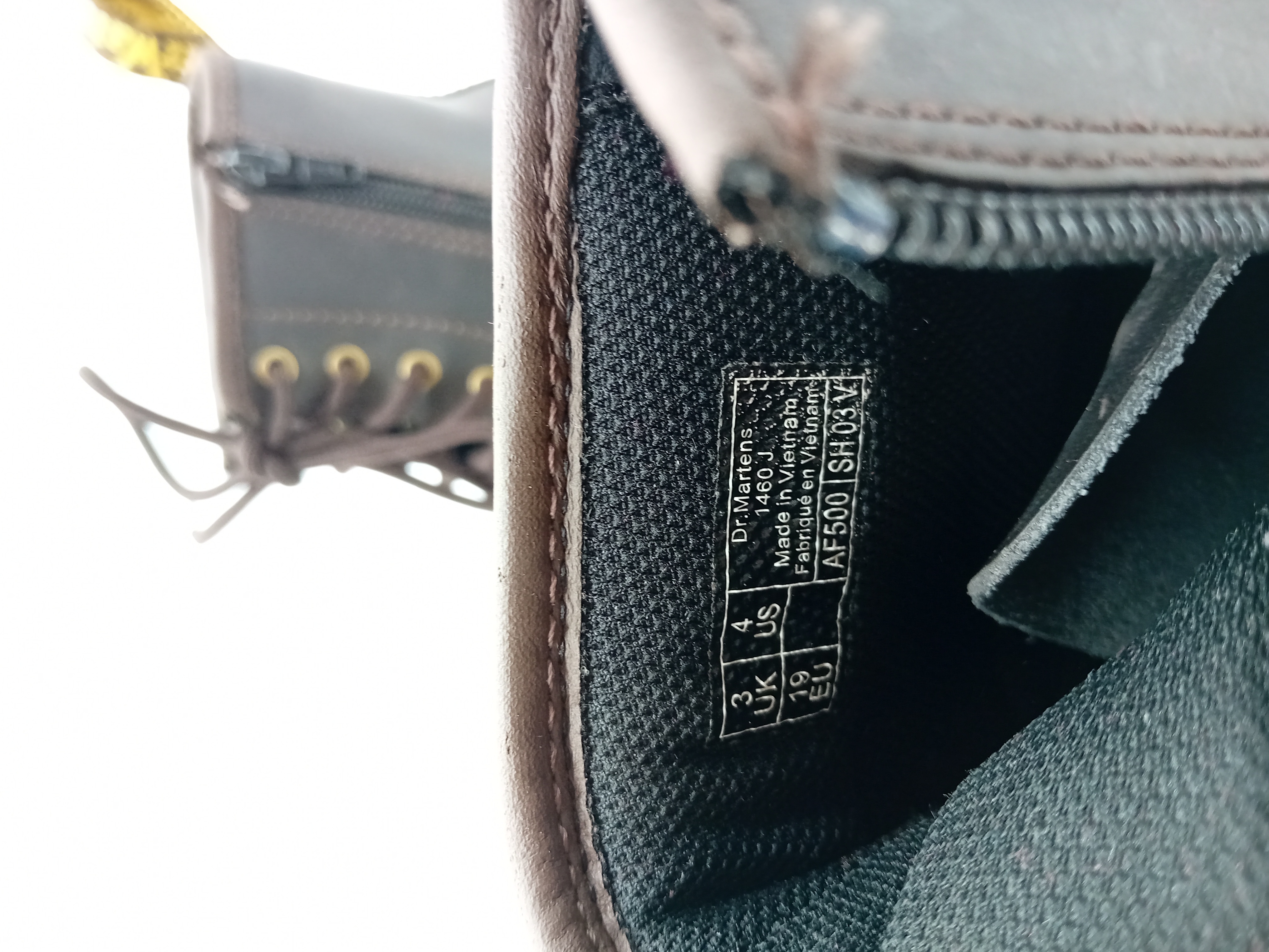 Bottines Dr. Martens 1460 J Cuir Marron 37