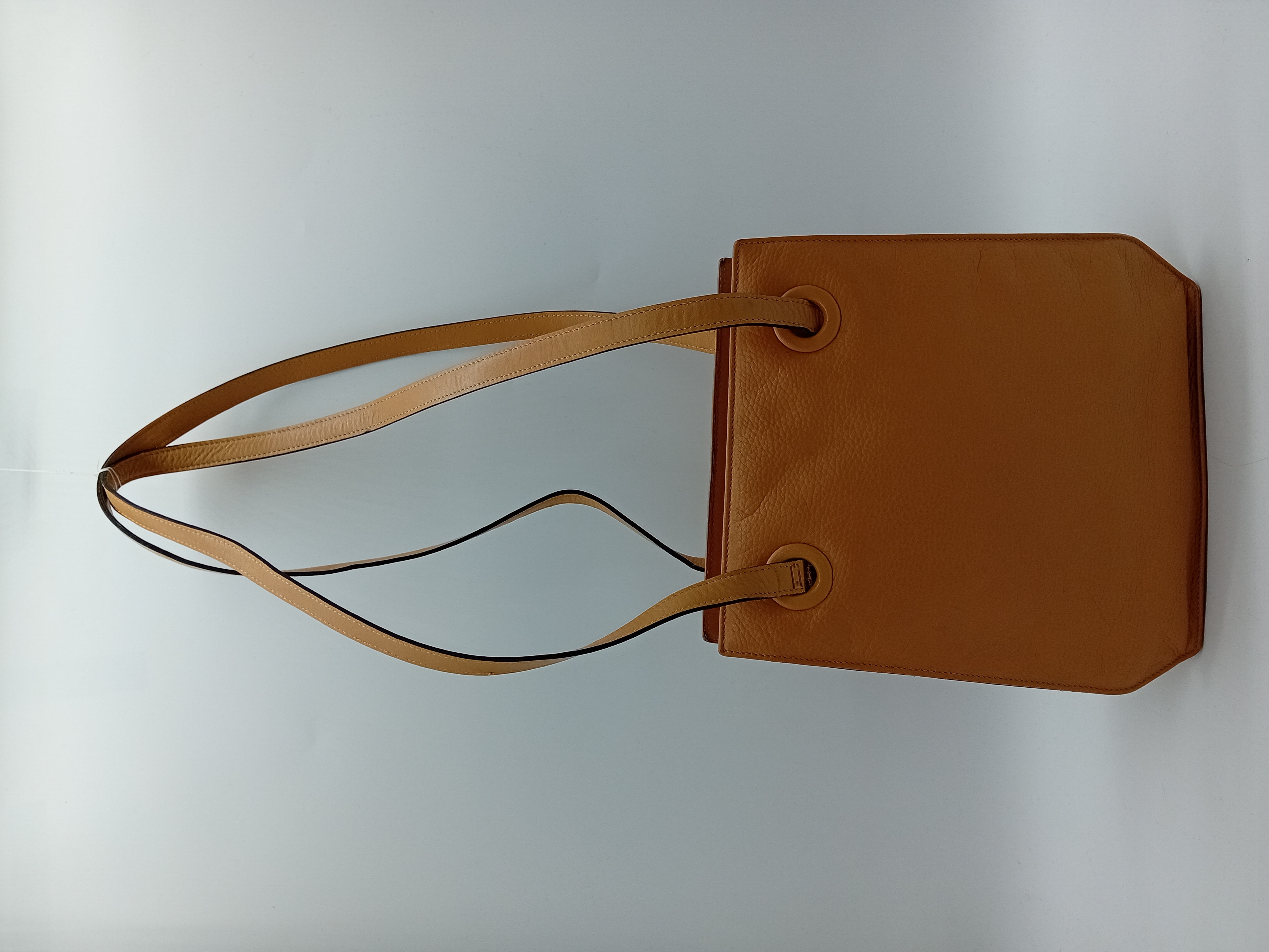 Sac A Main En Cuir Marron Olivier Strelli