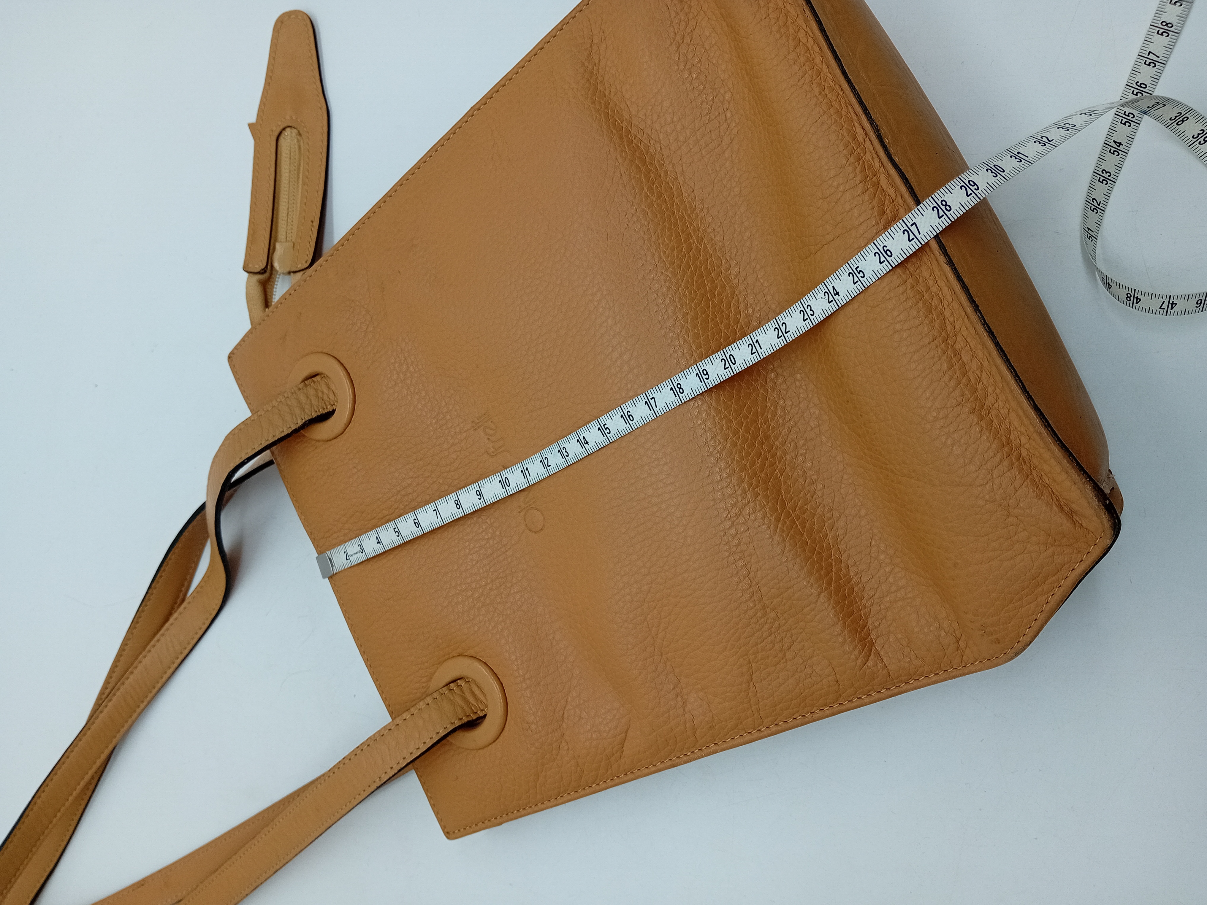 Sac A Main En Cuir Marron Olivier Strelli