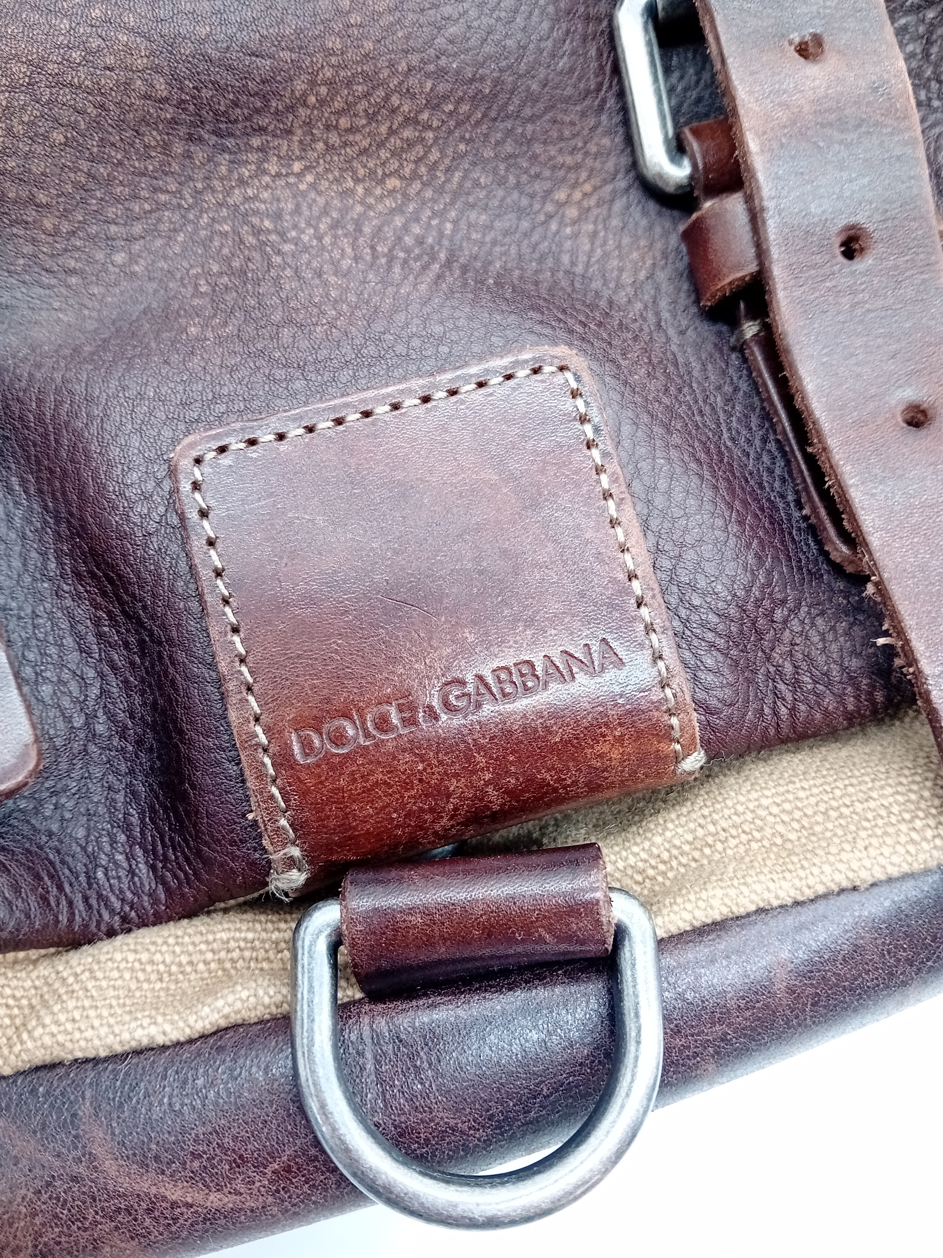 Sac Bandouliere Dolce & Gabbana Vintage Cuir