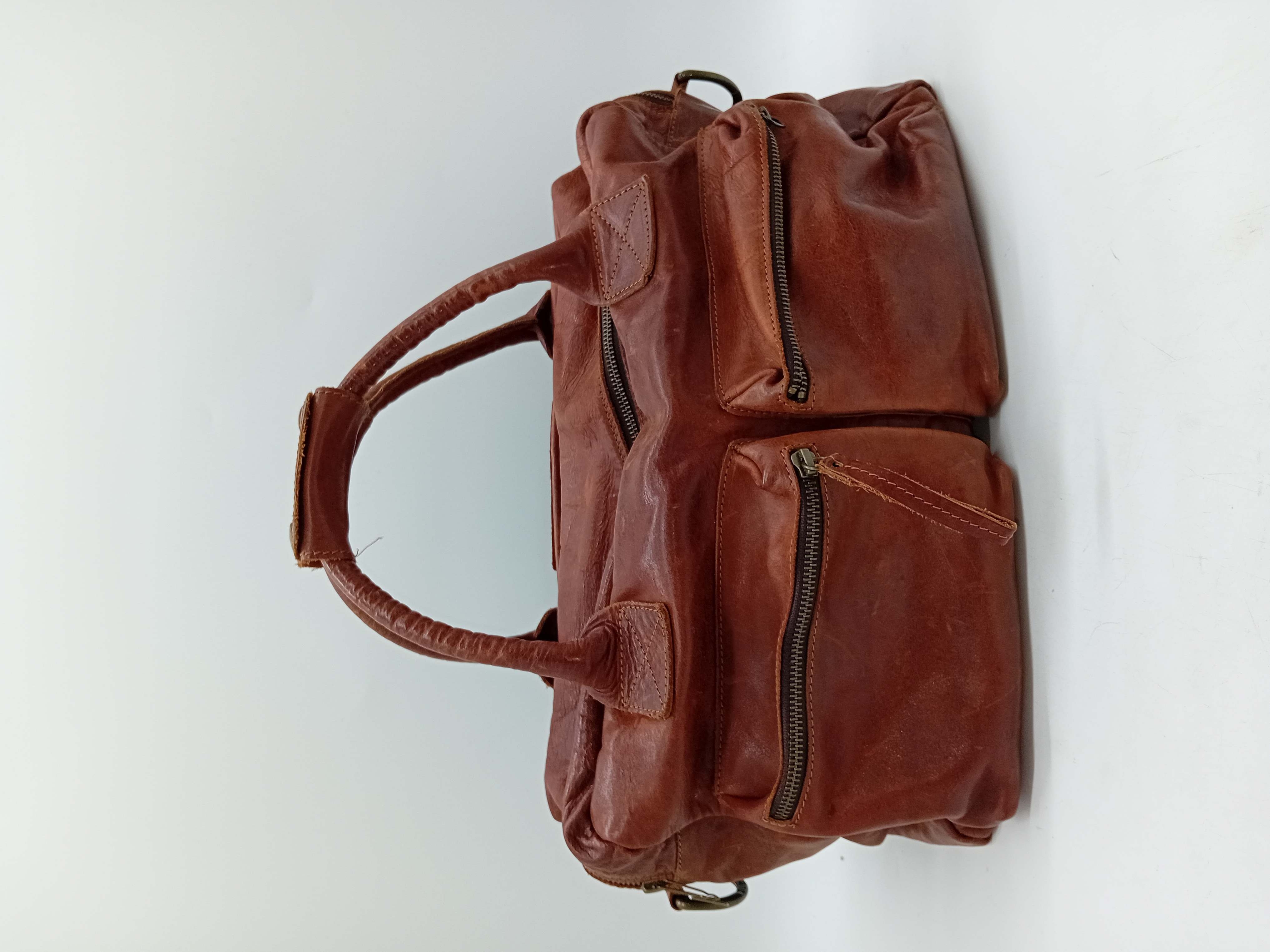 Sac À Main Cuir Legend Marron