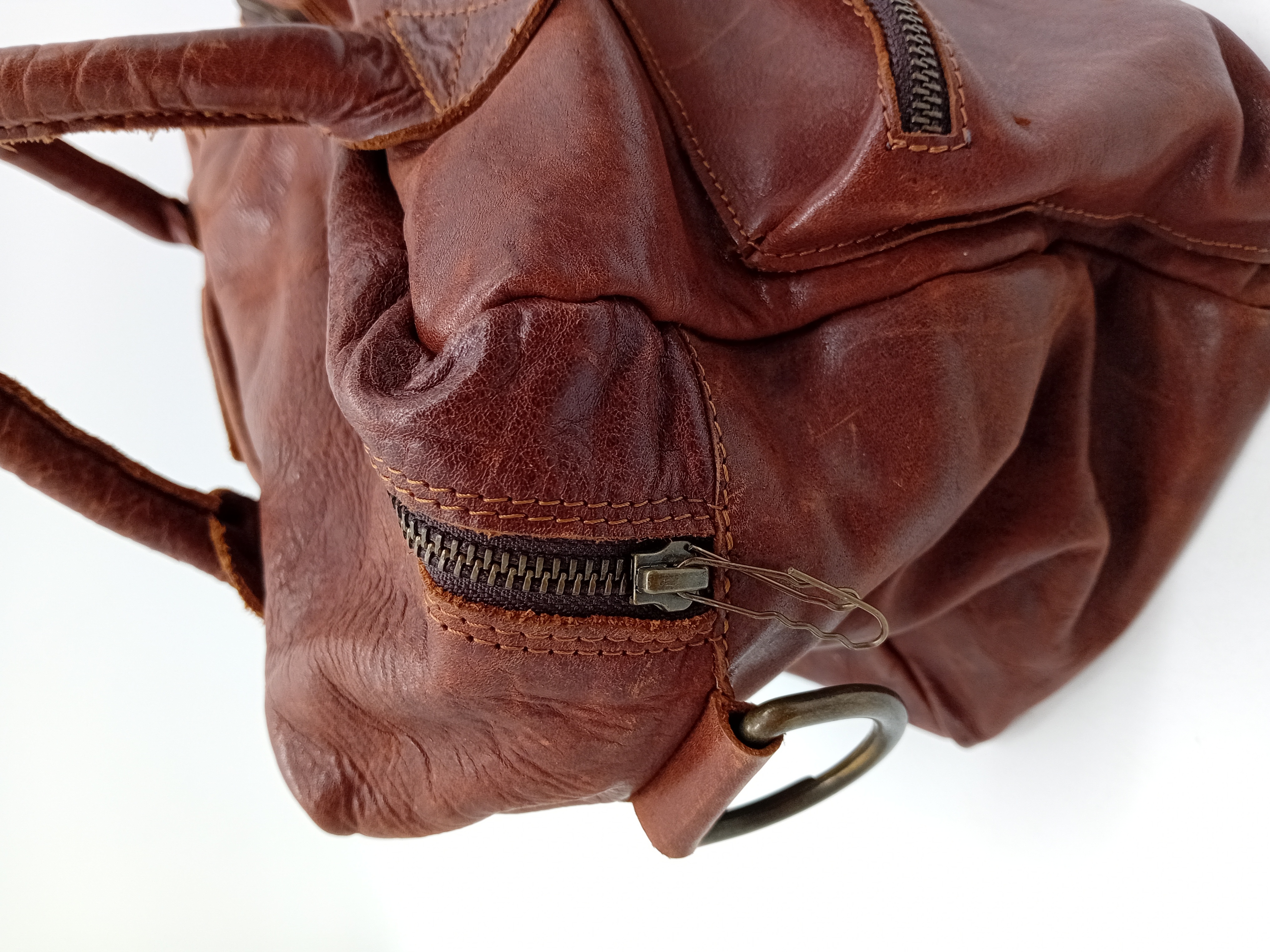 Sac À Main Cuir Legend Marron