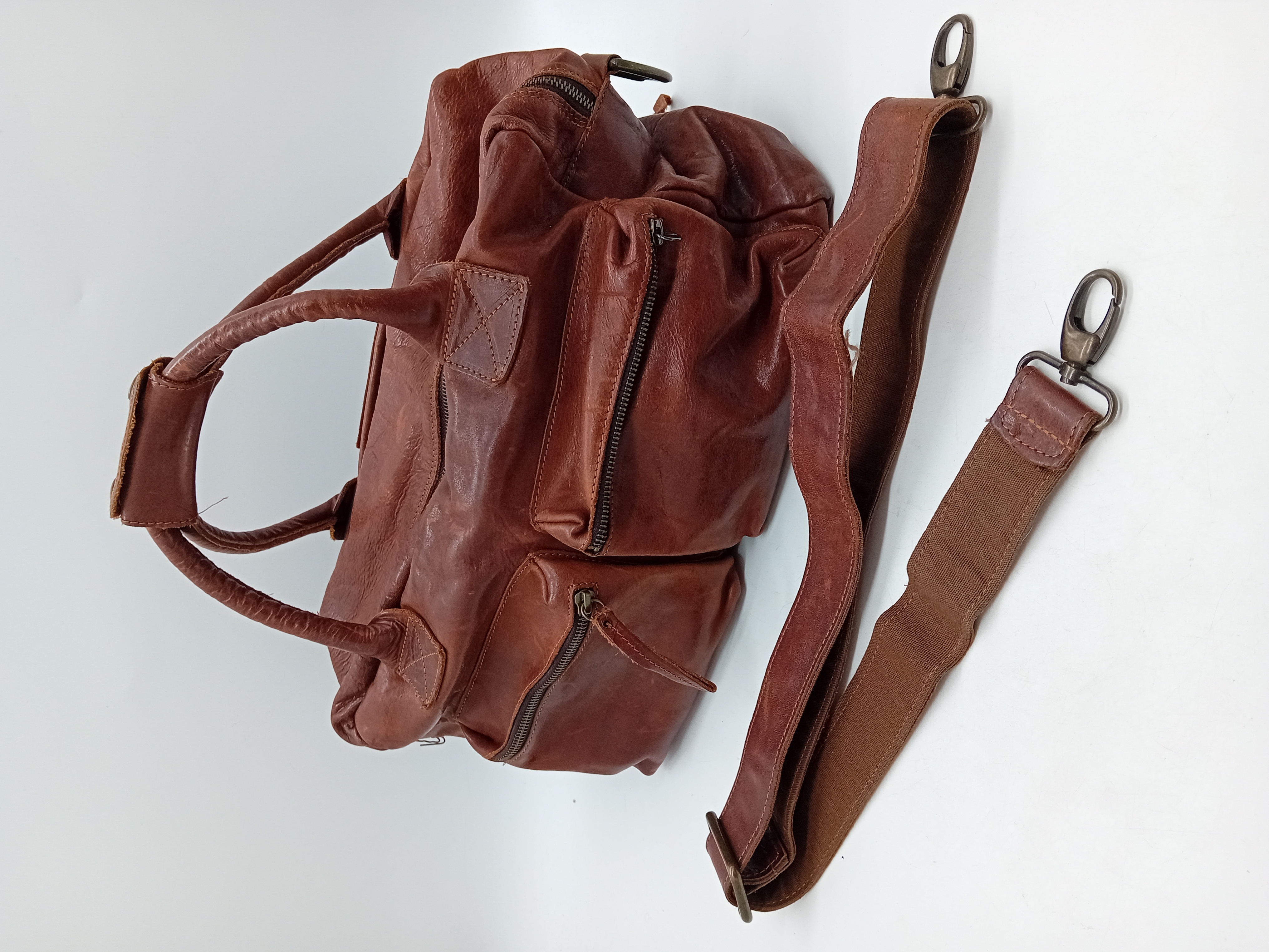Sac À Main Cuir Legend Marron
