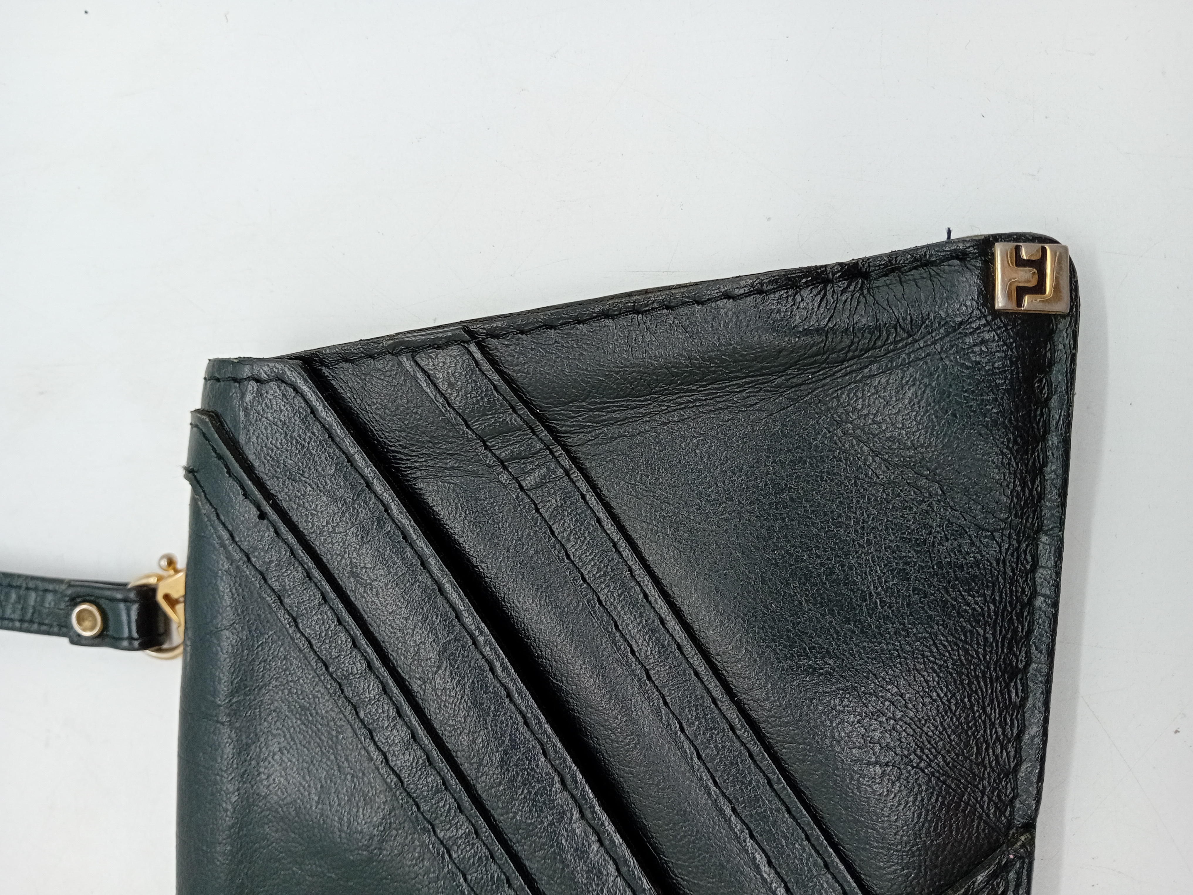 Sac À Main Vintage En Cuir Noir