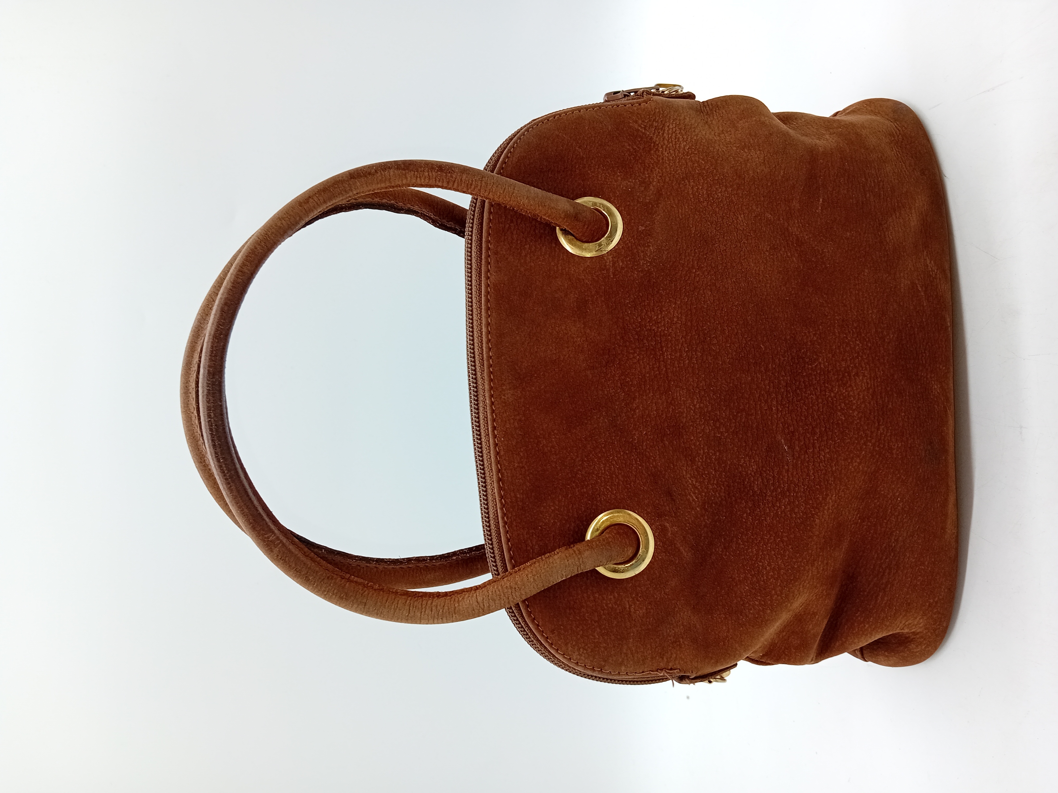 Sac A Main Carven Paris Cuir Marron