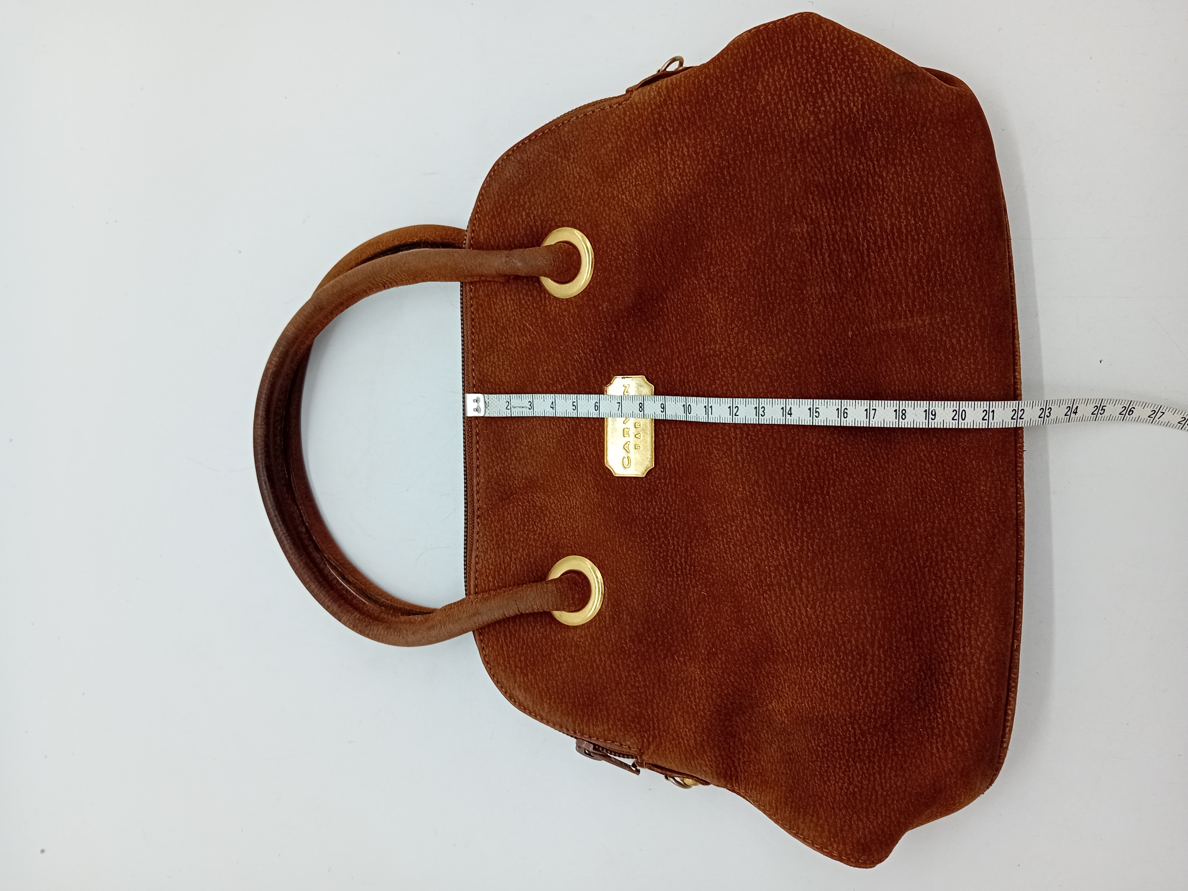 Sac A Main Carven Paris Cuir Marron