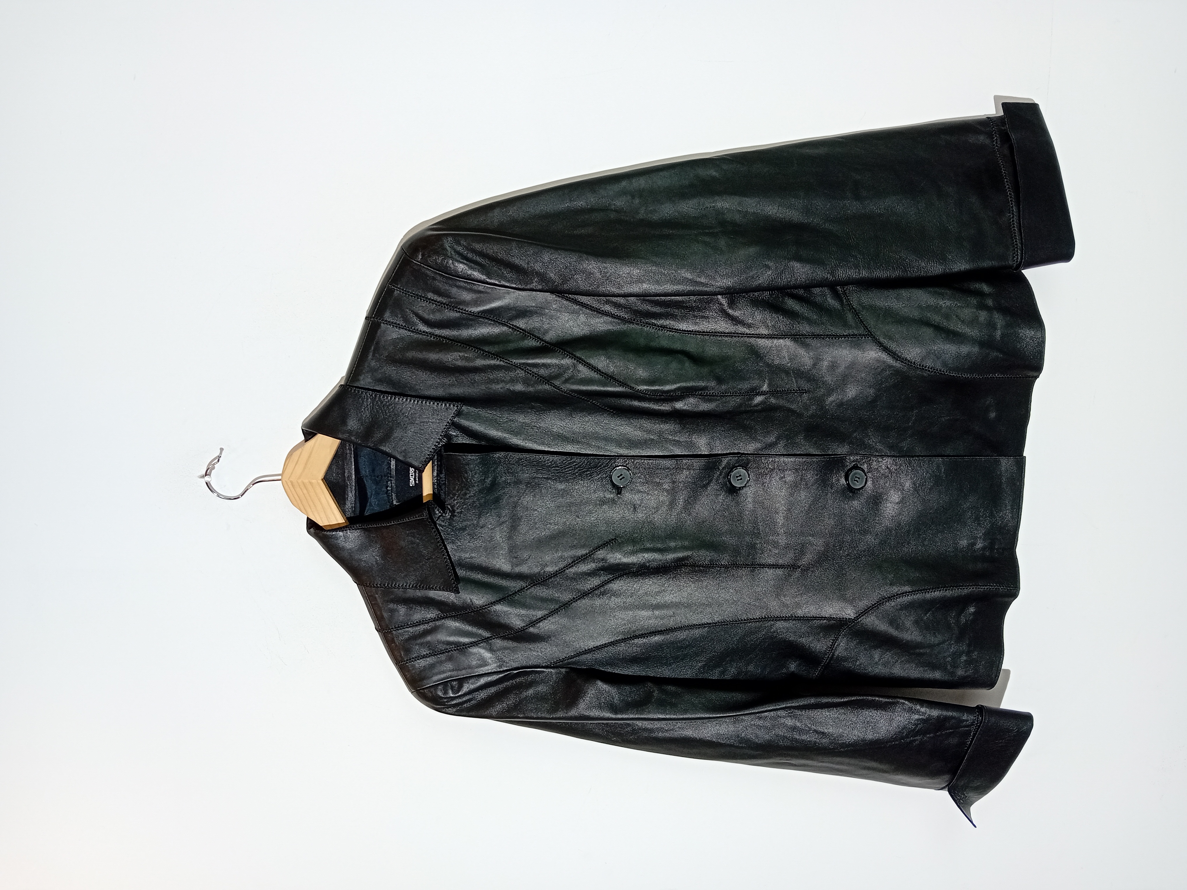 Veste En Cuir Noir Simorra Xl