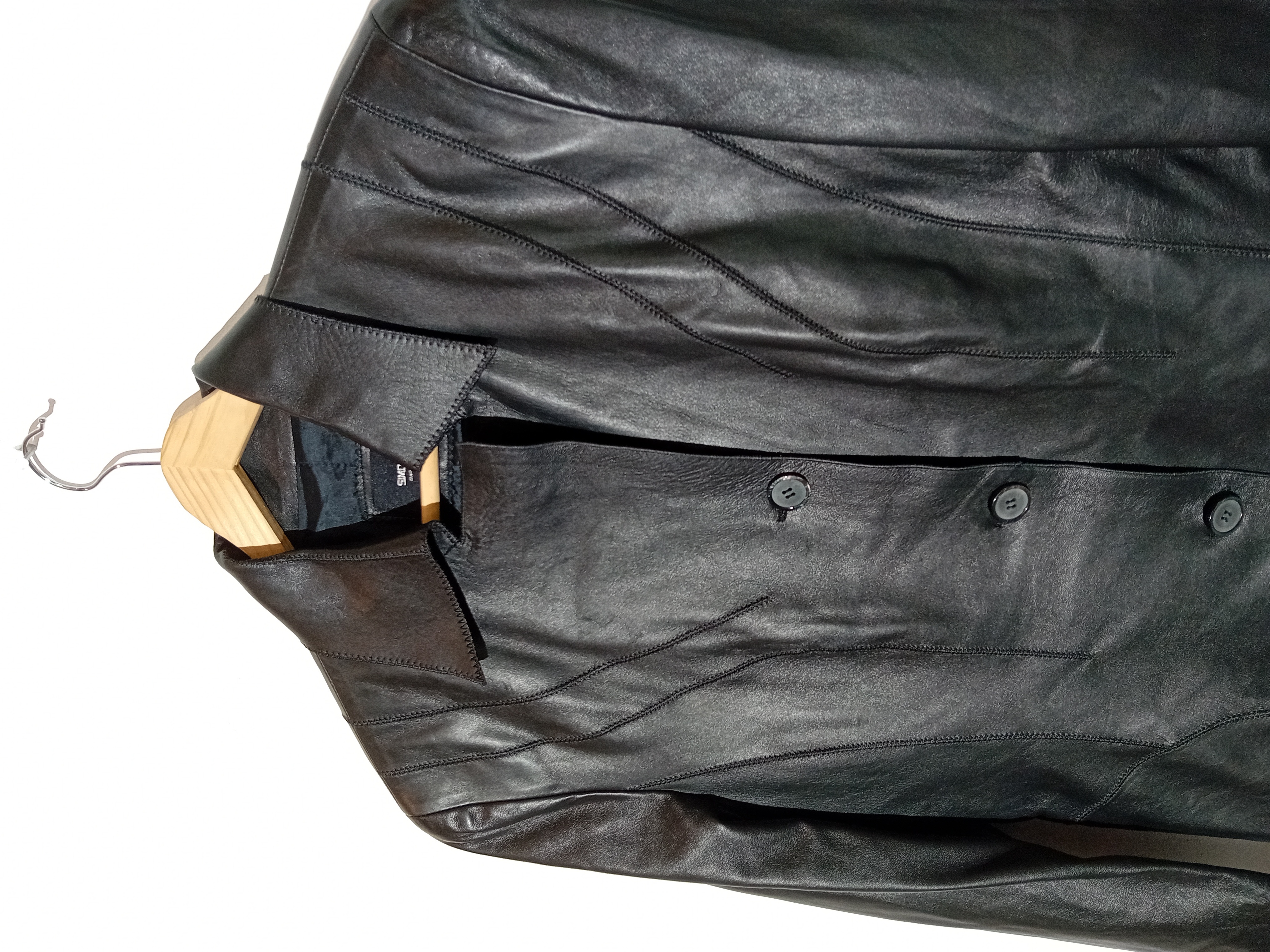 Veste En Cuir Noir Simorra Xl