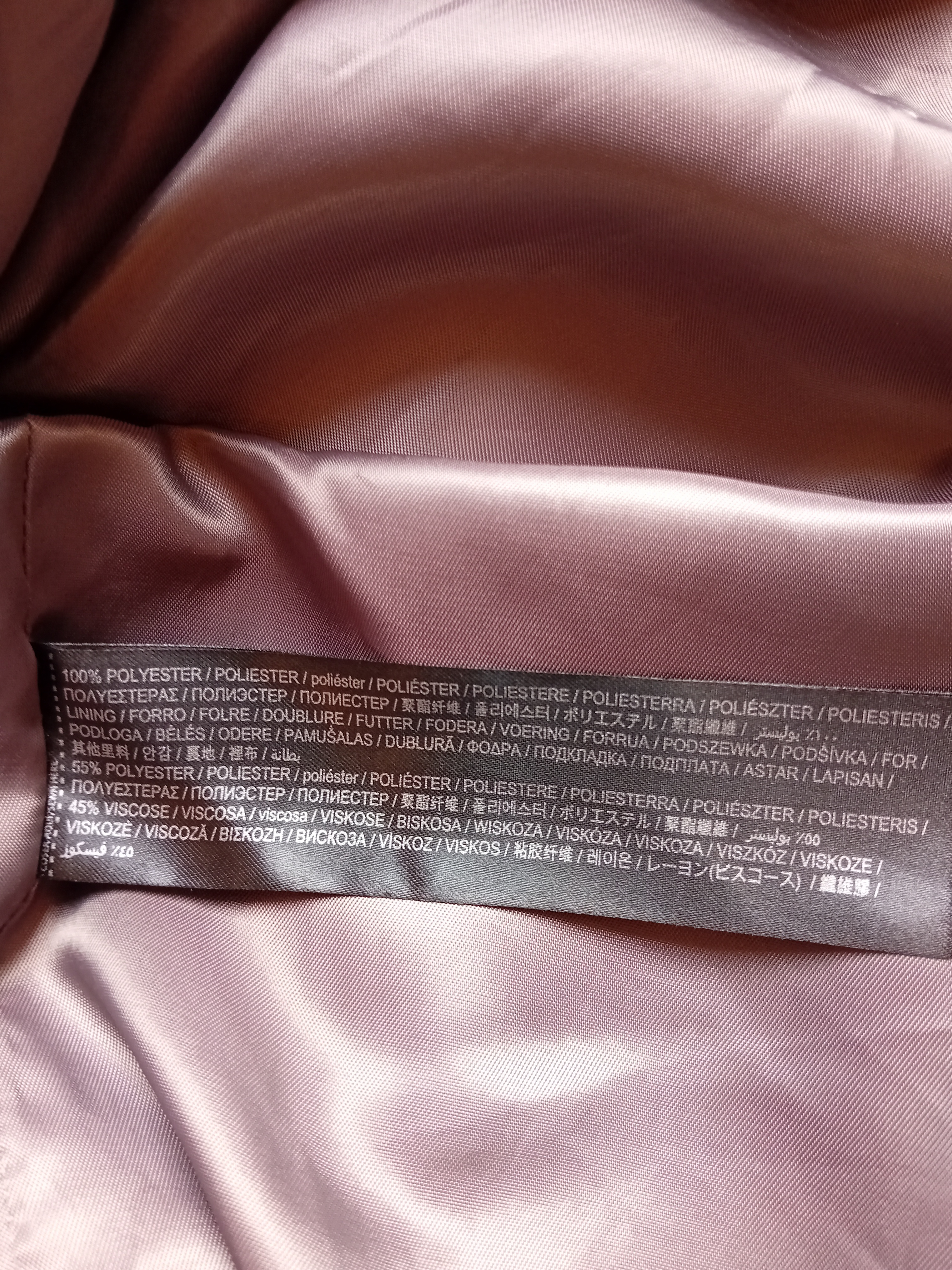 Manteau Fausse Fourrure Lilas Mng S