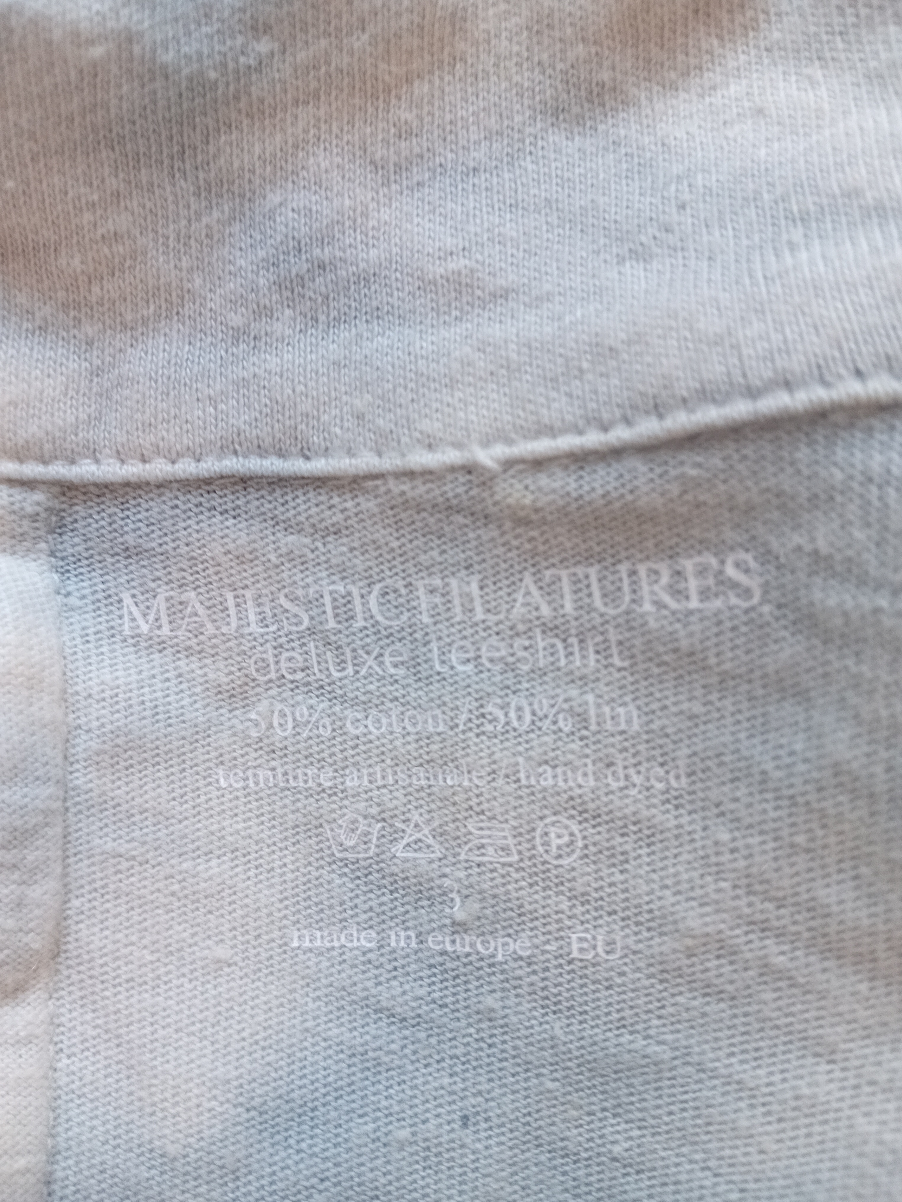 Blazer Léger Bleu Tie-dye Majestic Filatures