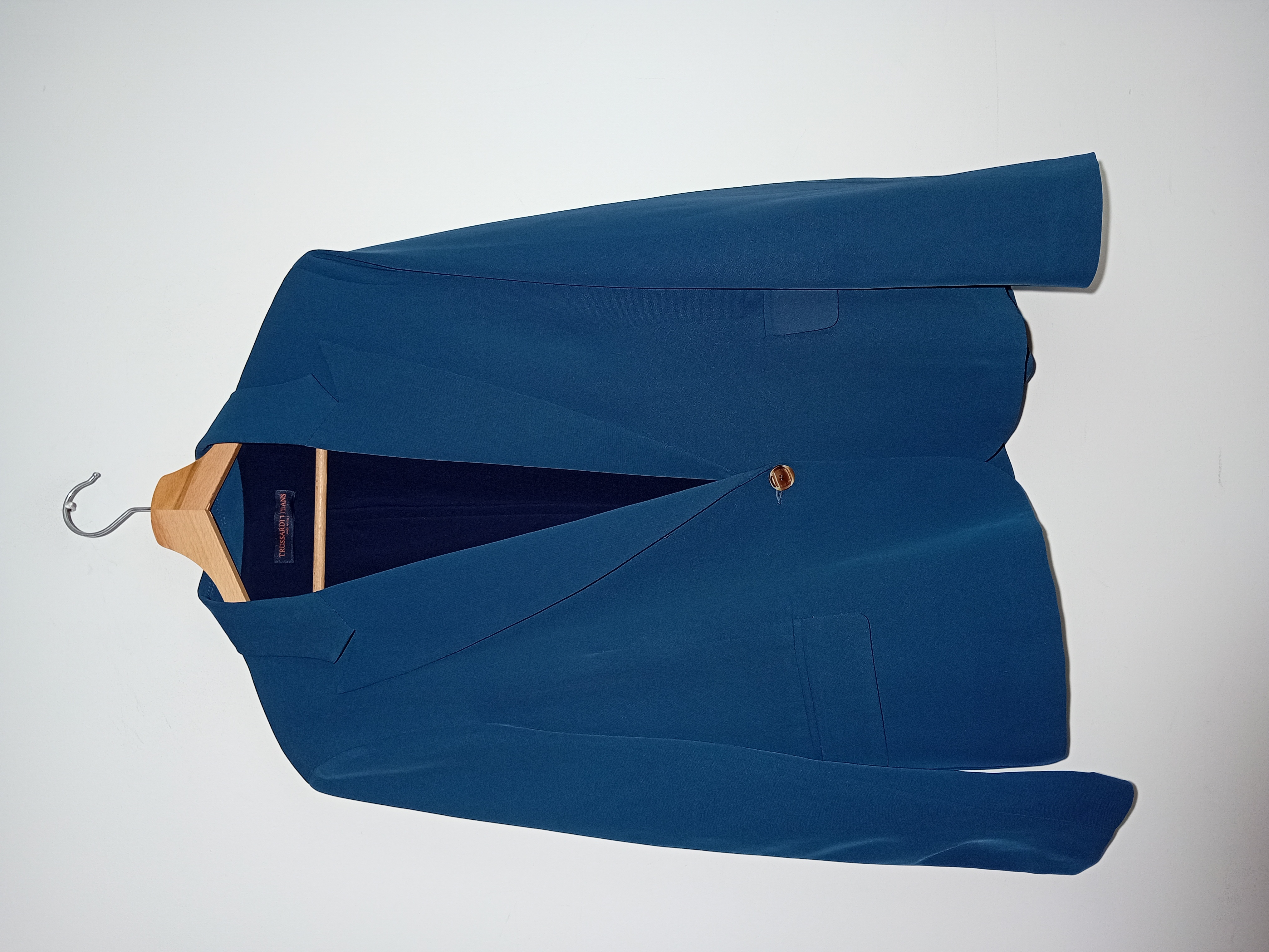 Blazer bleu pétrole Trussardi Jeans