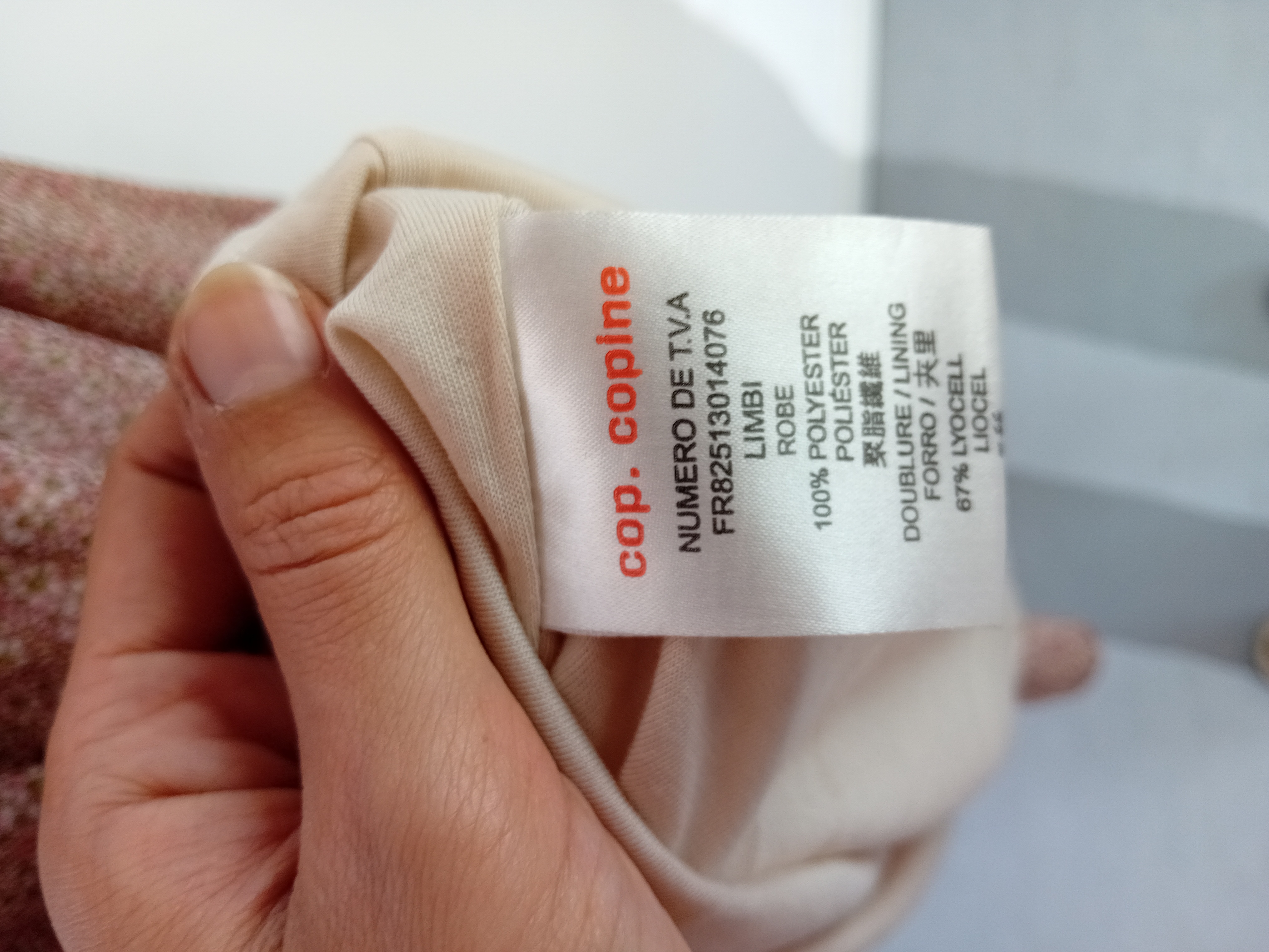 Robe Fluide Fleurie Cop. Copine