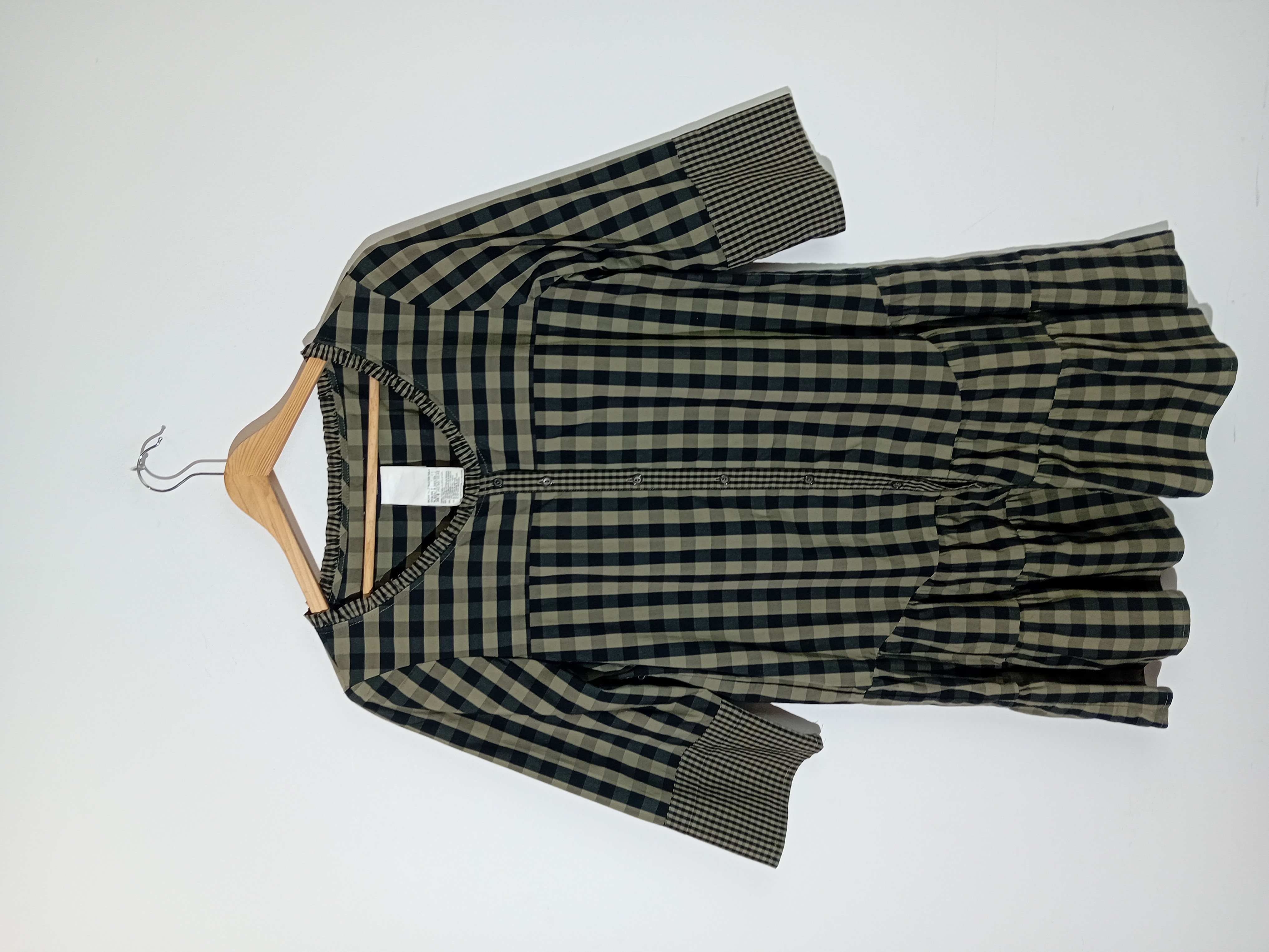 Robe A Carreaux Vert Et Noir Weekend Maxmara