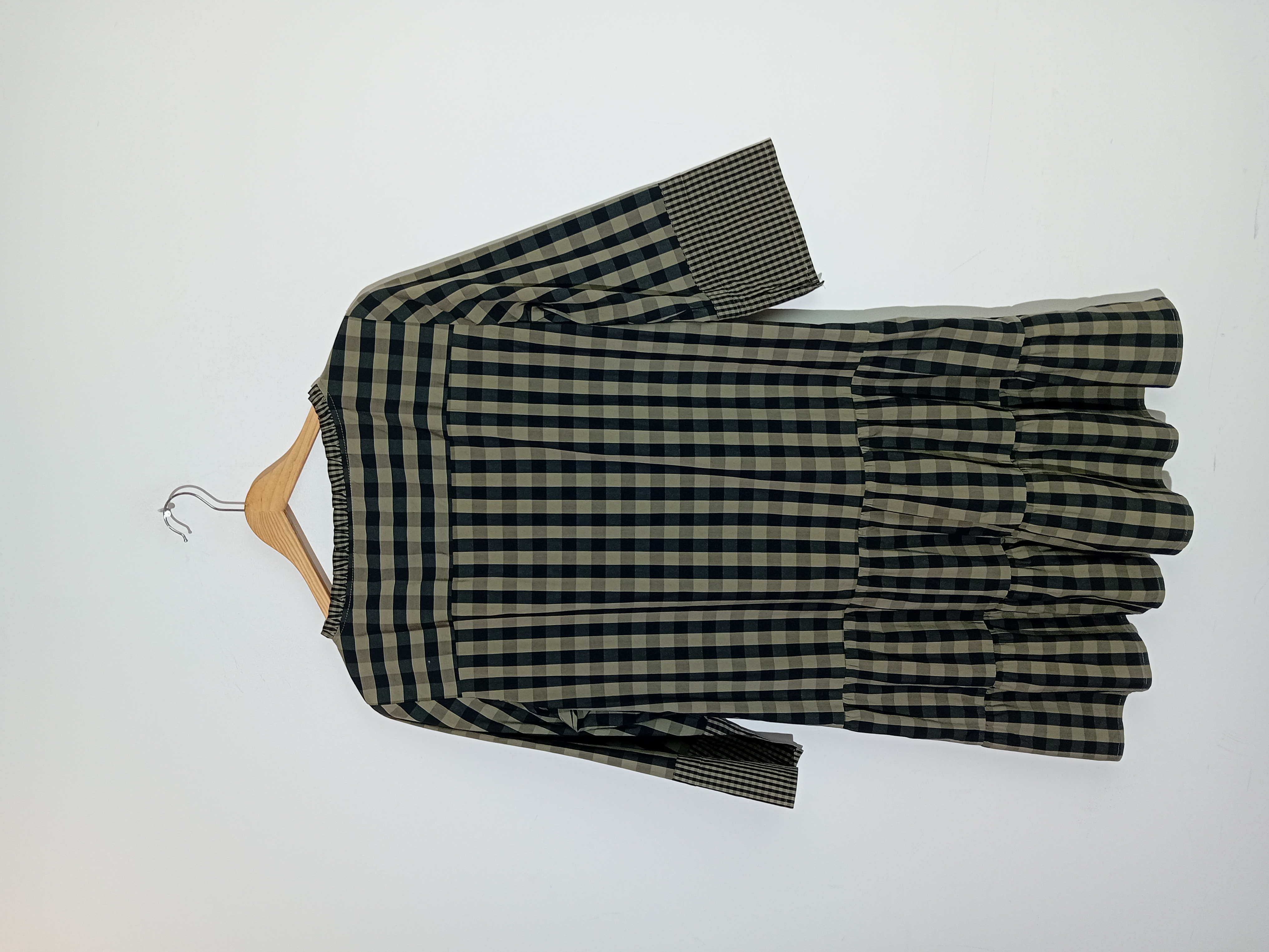 Robe A Carreaux Vert Et Noir Weekend Maxmara